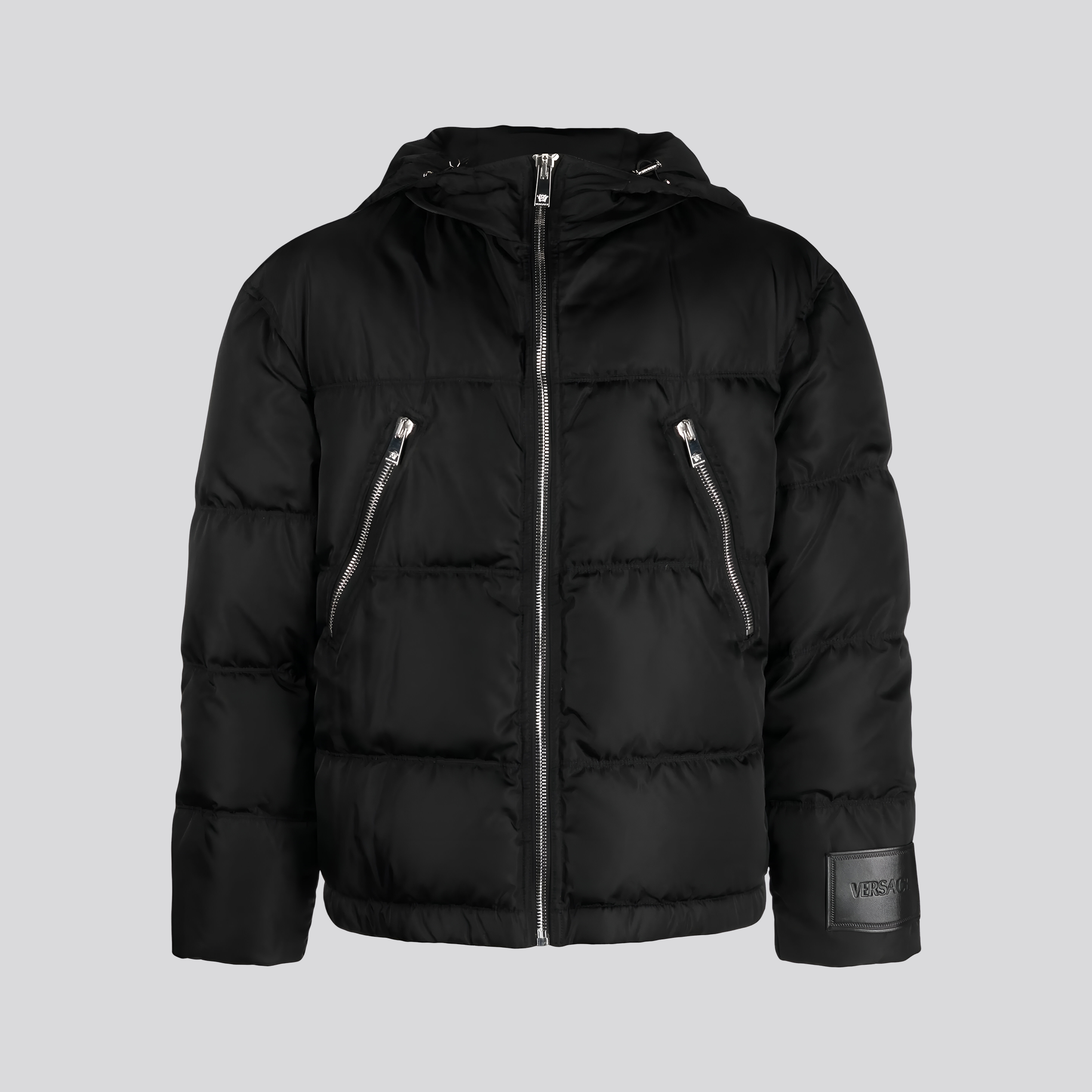 Chaqueta Negra Versace Patch
