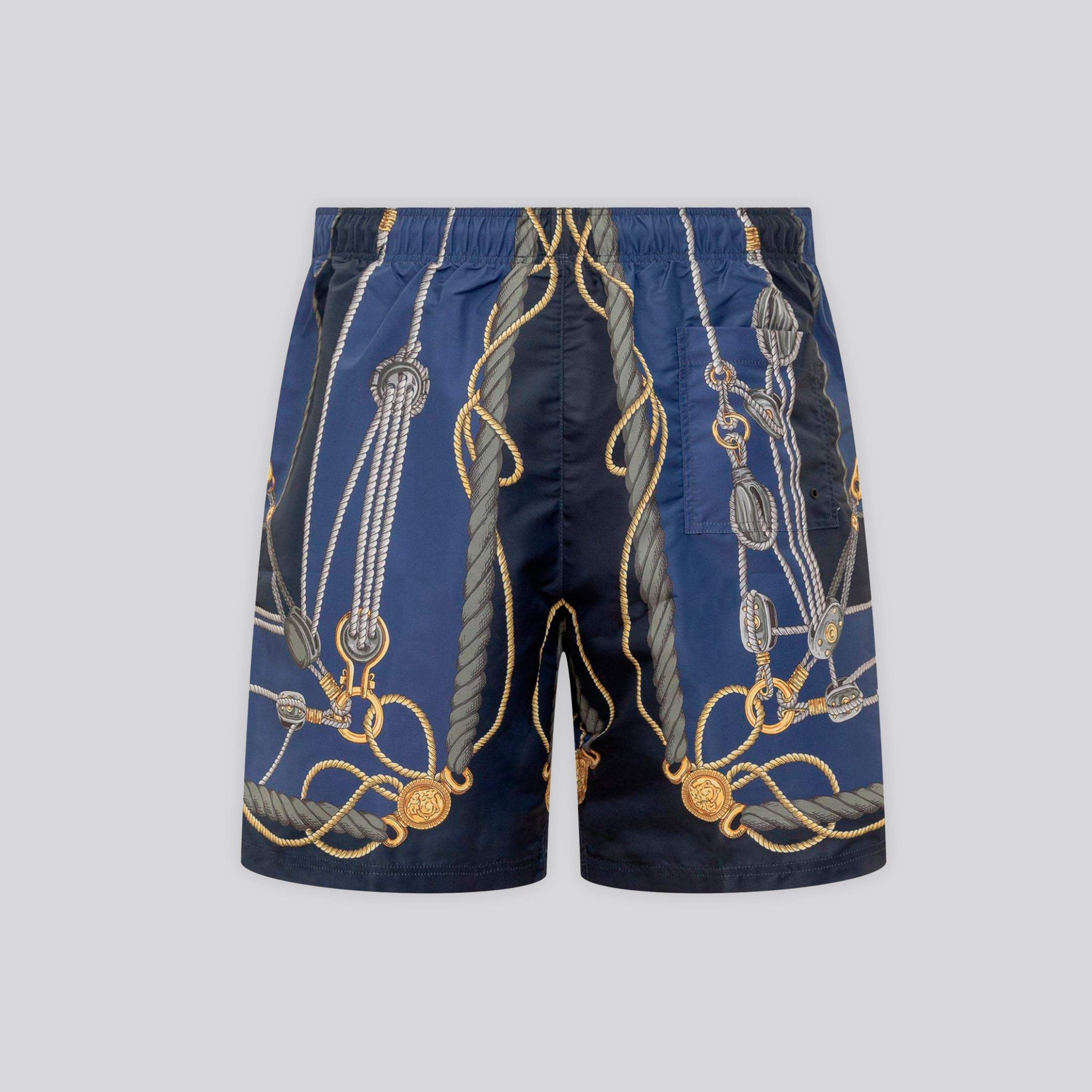 Pantaloneta Azul Versace