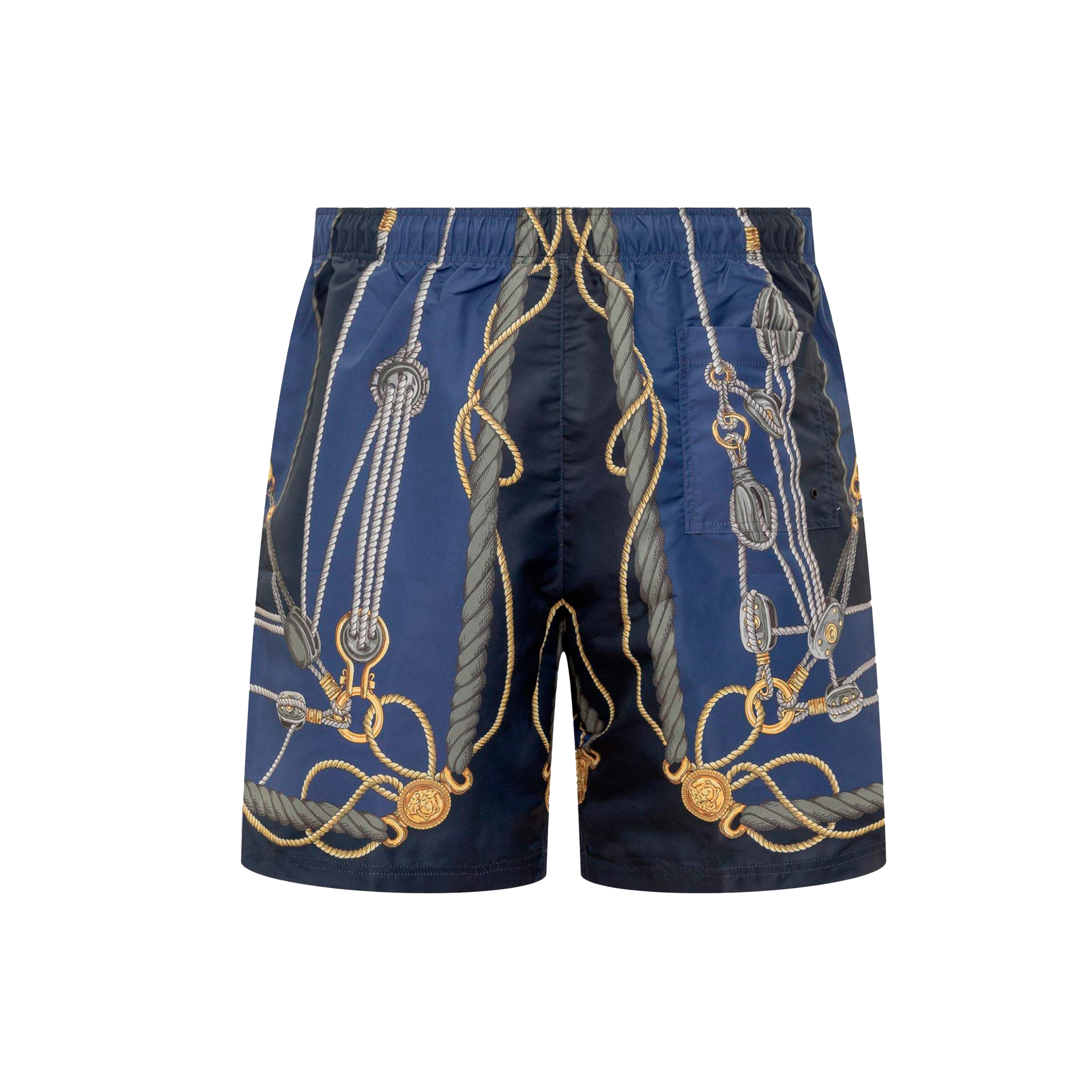 Pantaloneta Azul Versace