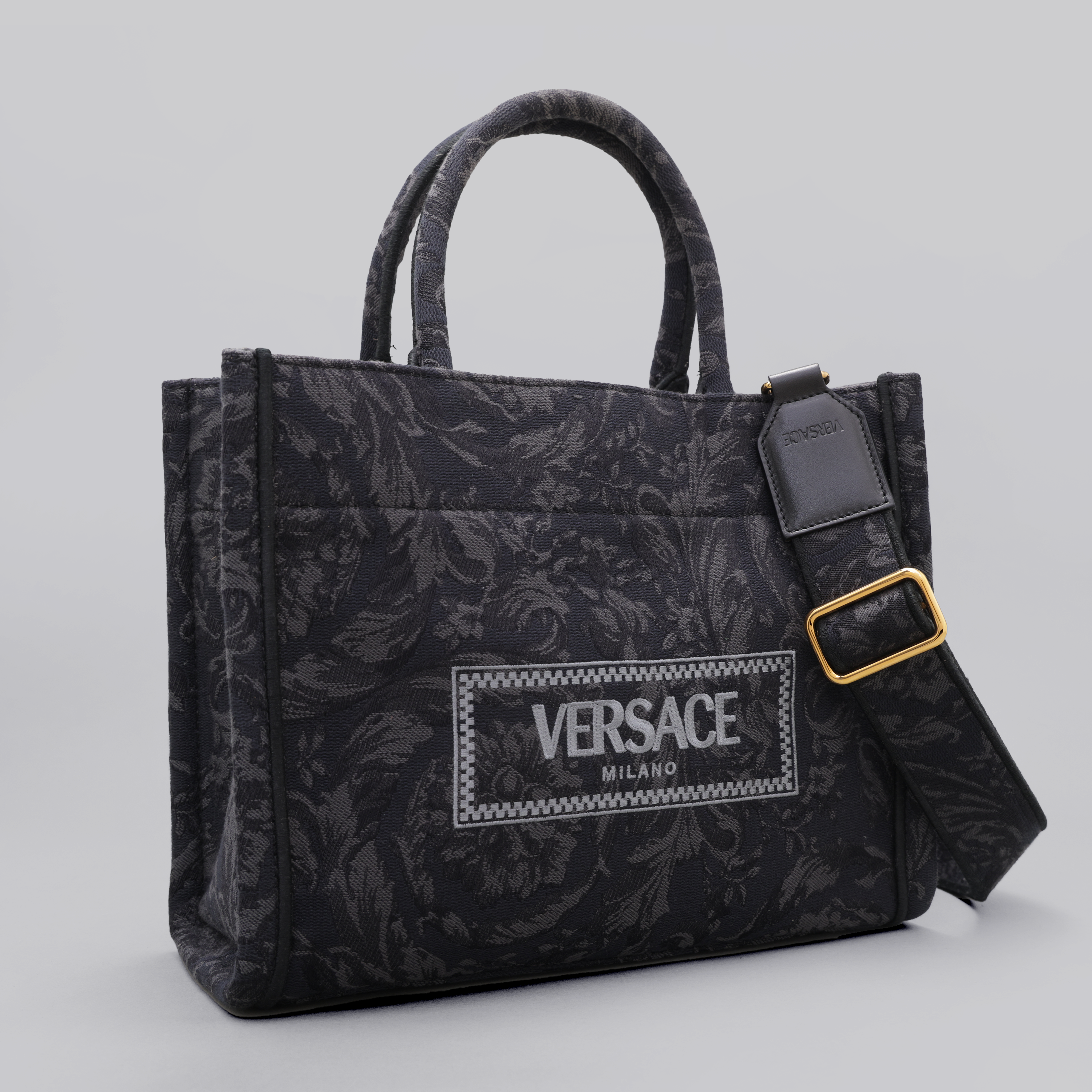 Cartera Negro Versace Athena Barocco