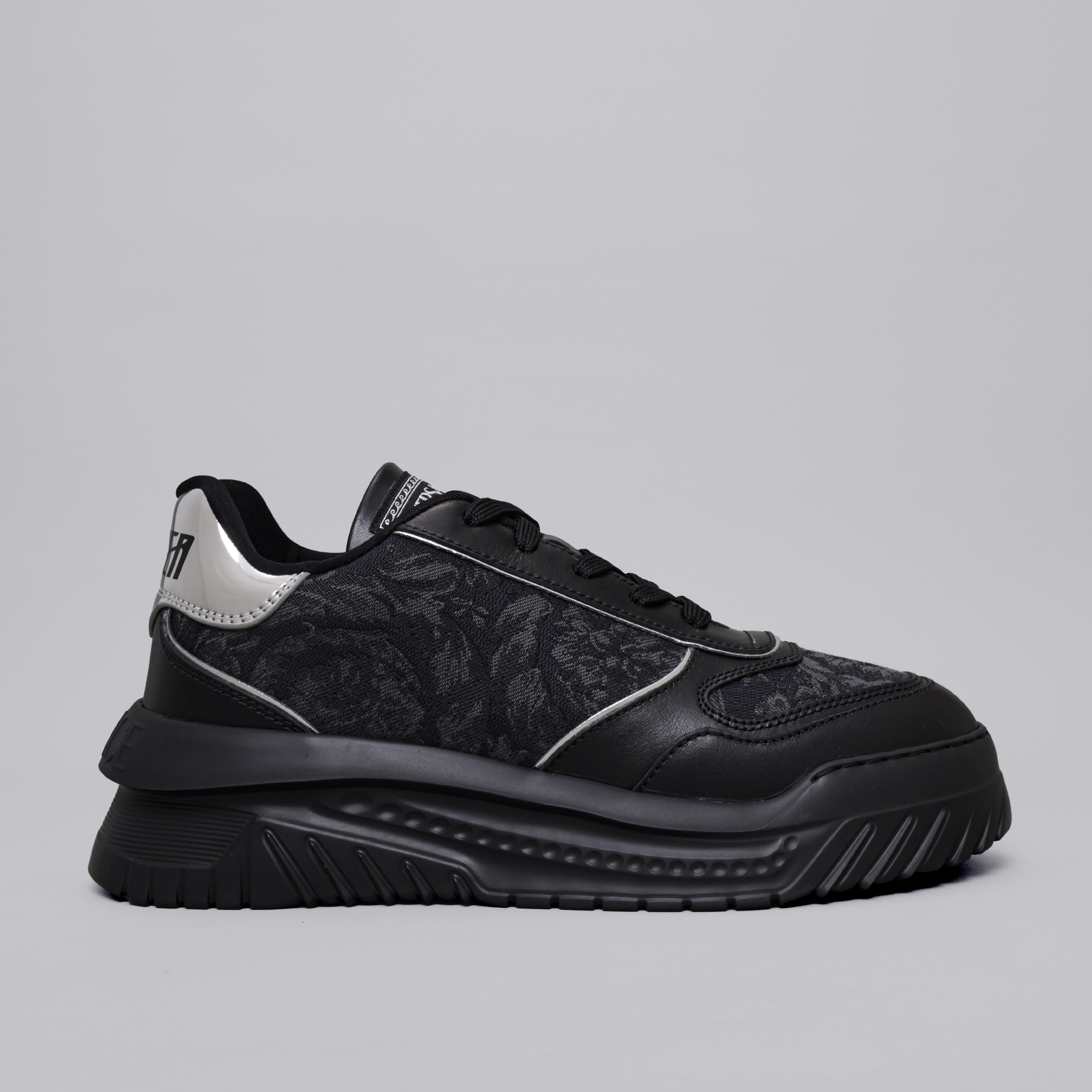 Sneakers Negros Versace Silver Odissea