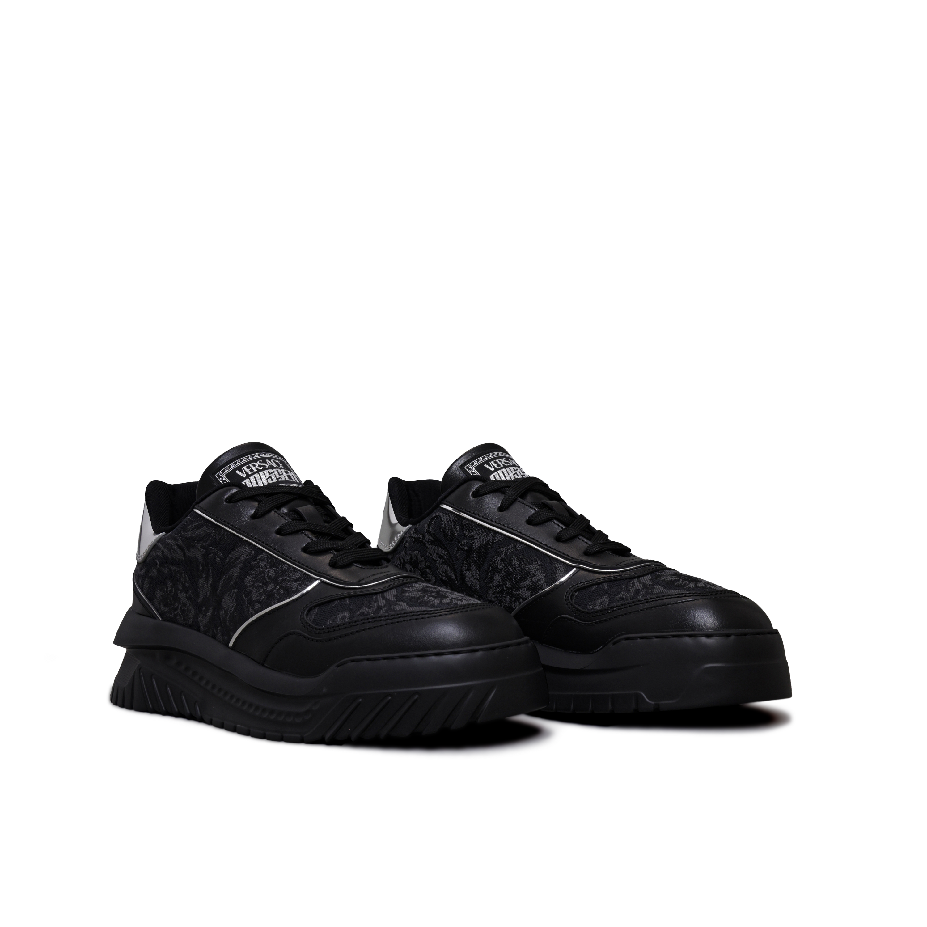Sneakers Negros Versace Silver Odissea