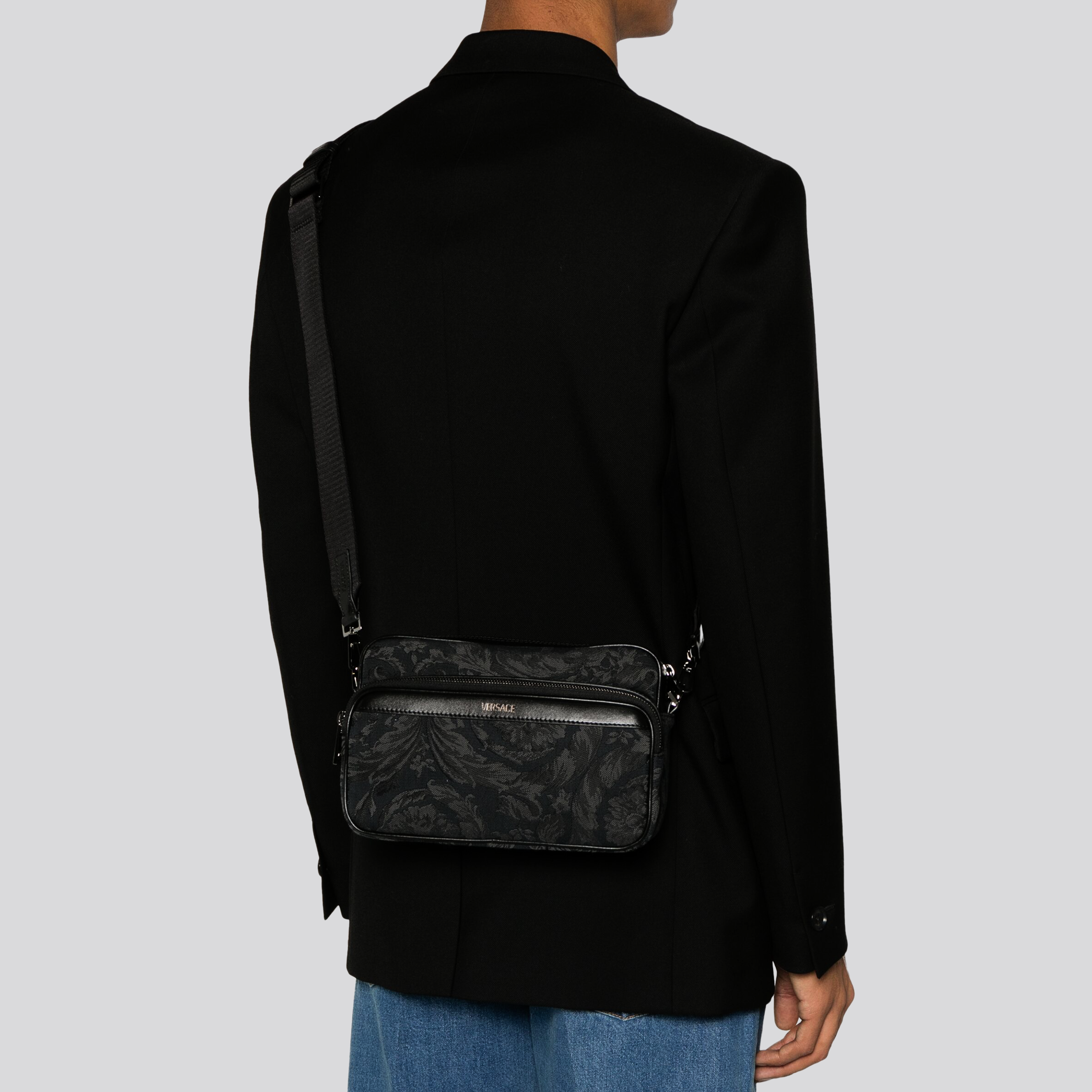 Bolso Negro Versace Athena Barocco