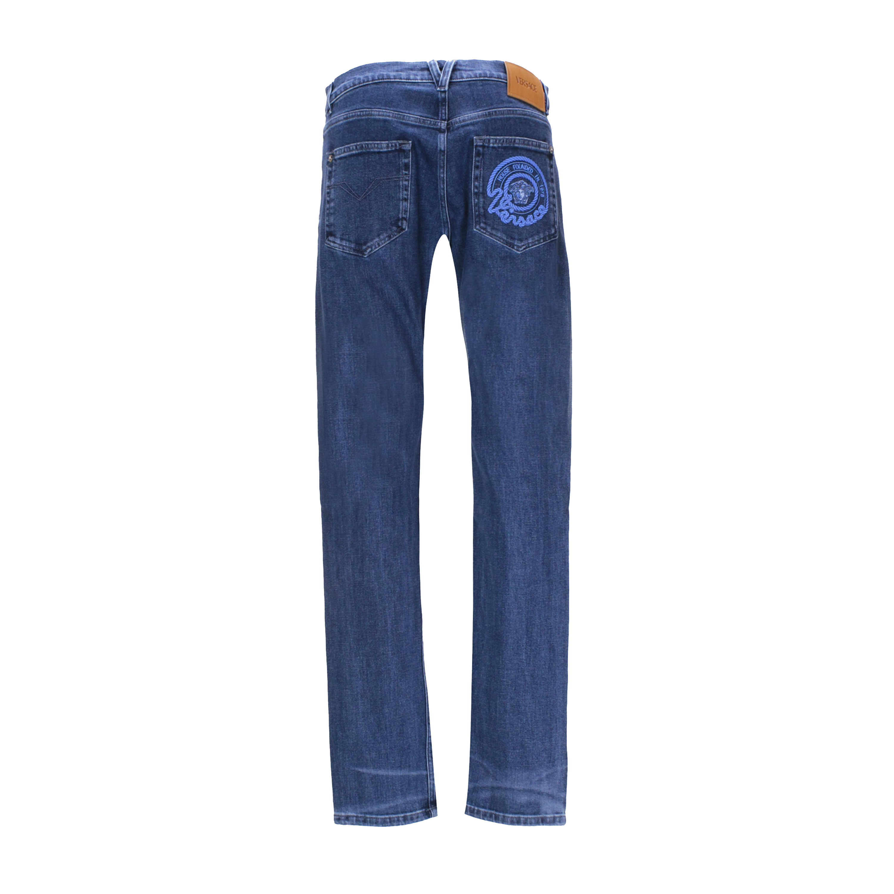 Jeans Denim Versace House Founded