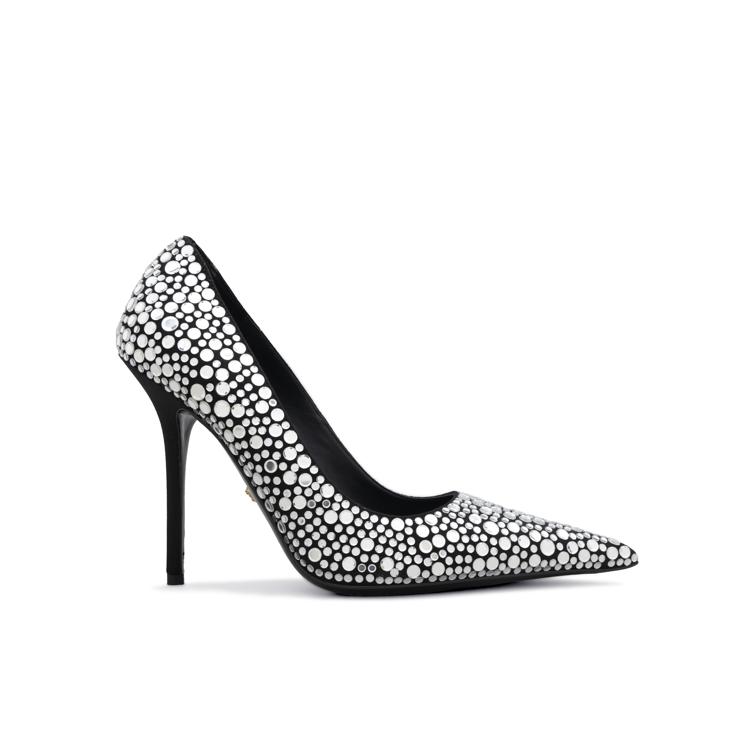 Tacones Negro Versace Crystals