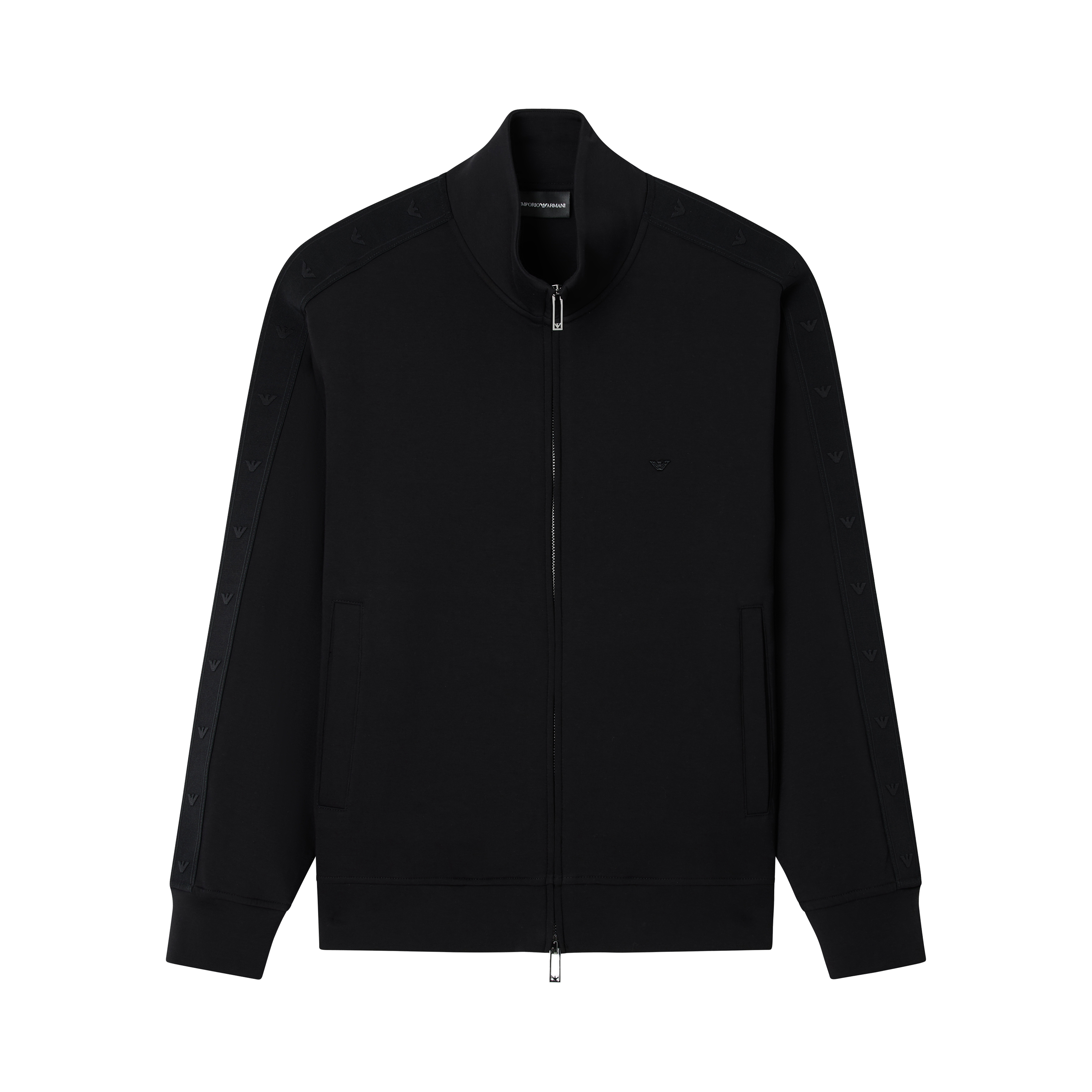 Chaqueta Negra Emporio Armani Zip