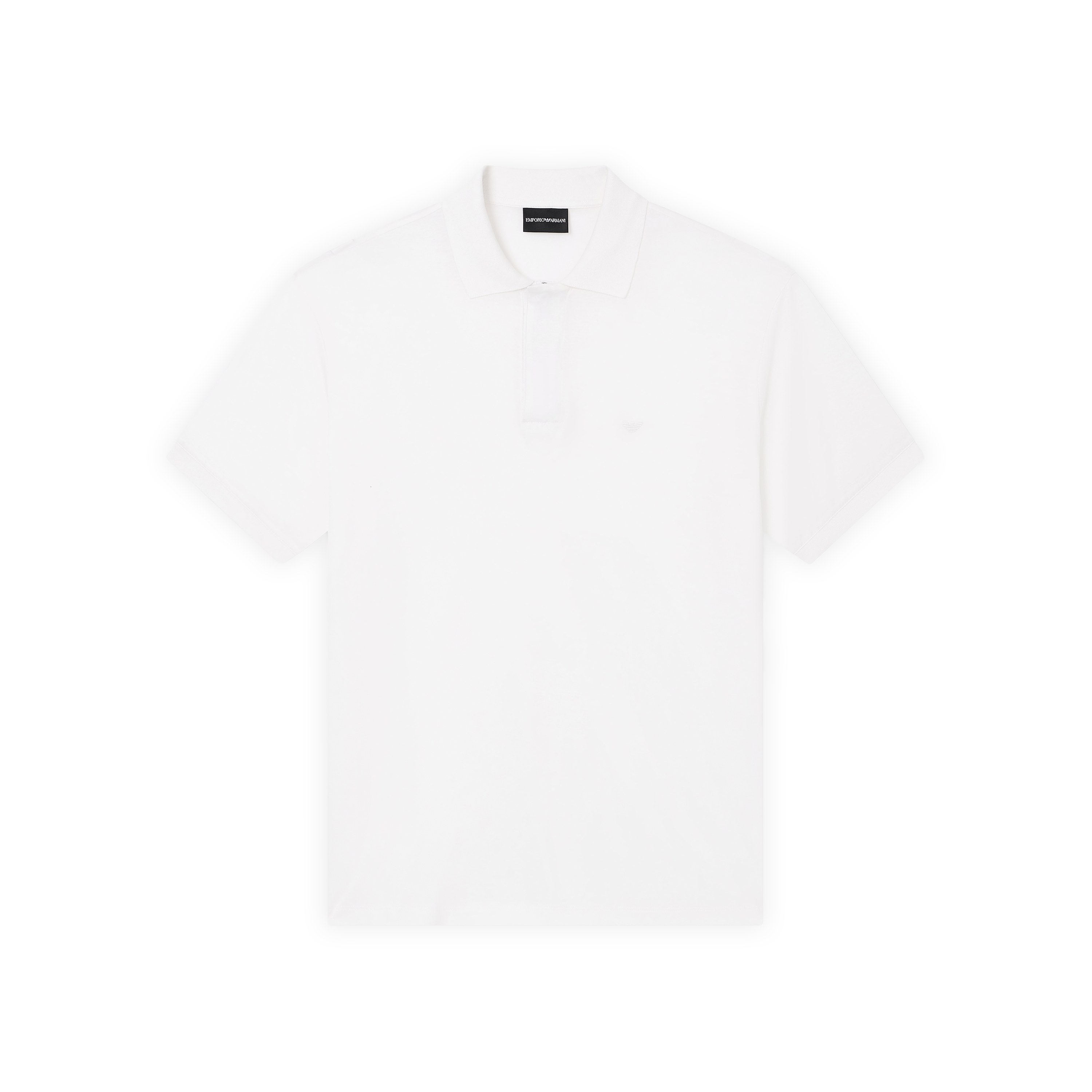 Camiseta Tipo Polo Blanco Emporio Armani Ea