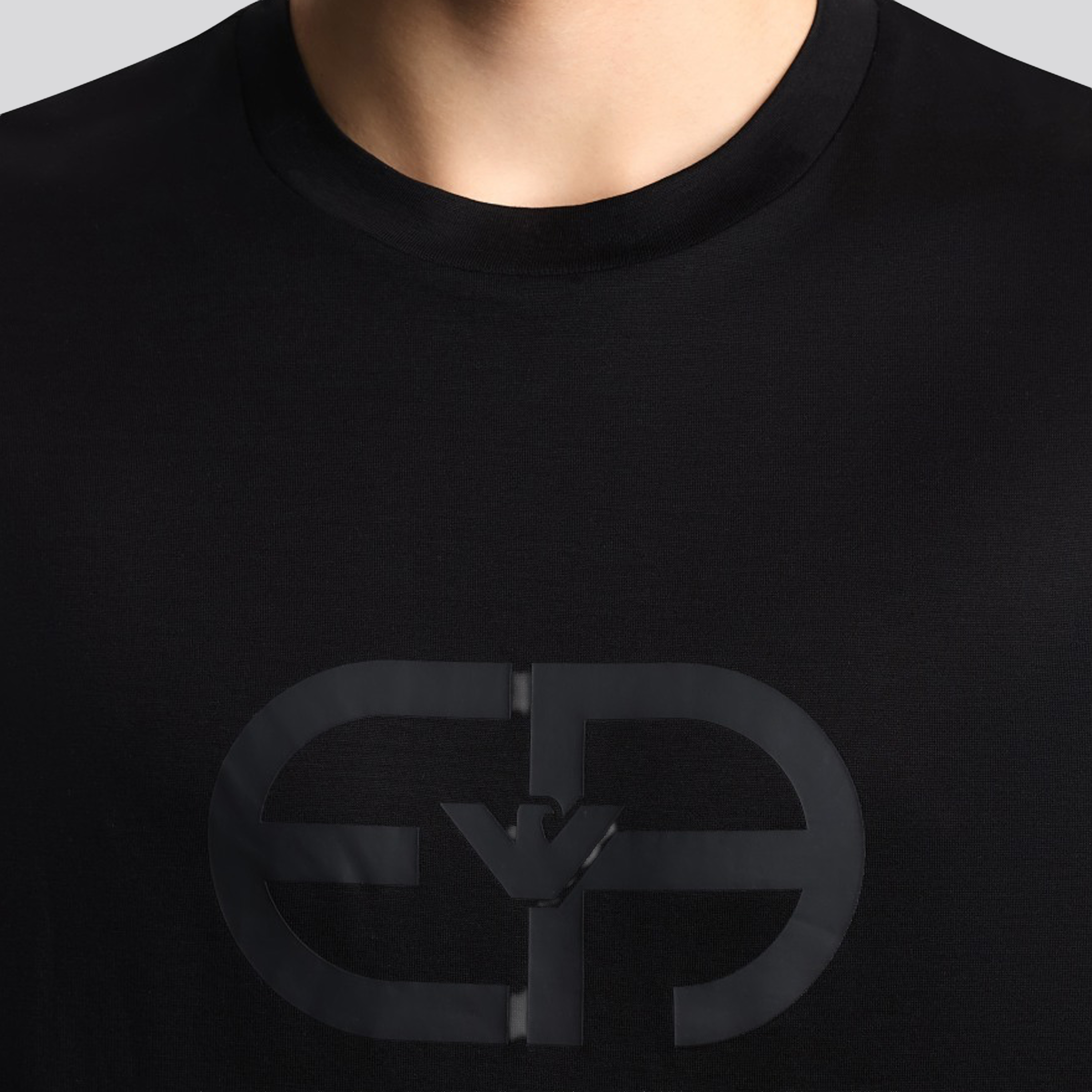 Camiseta Negra Armani Ea