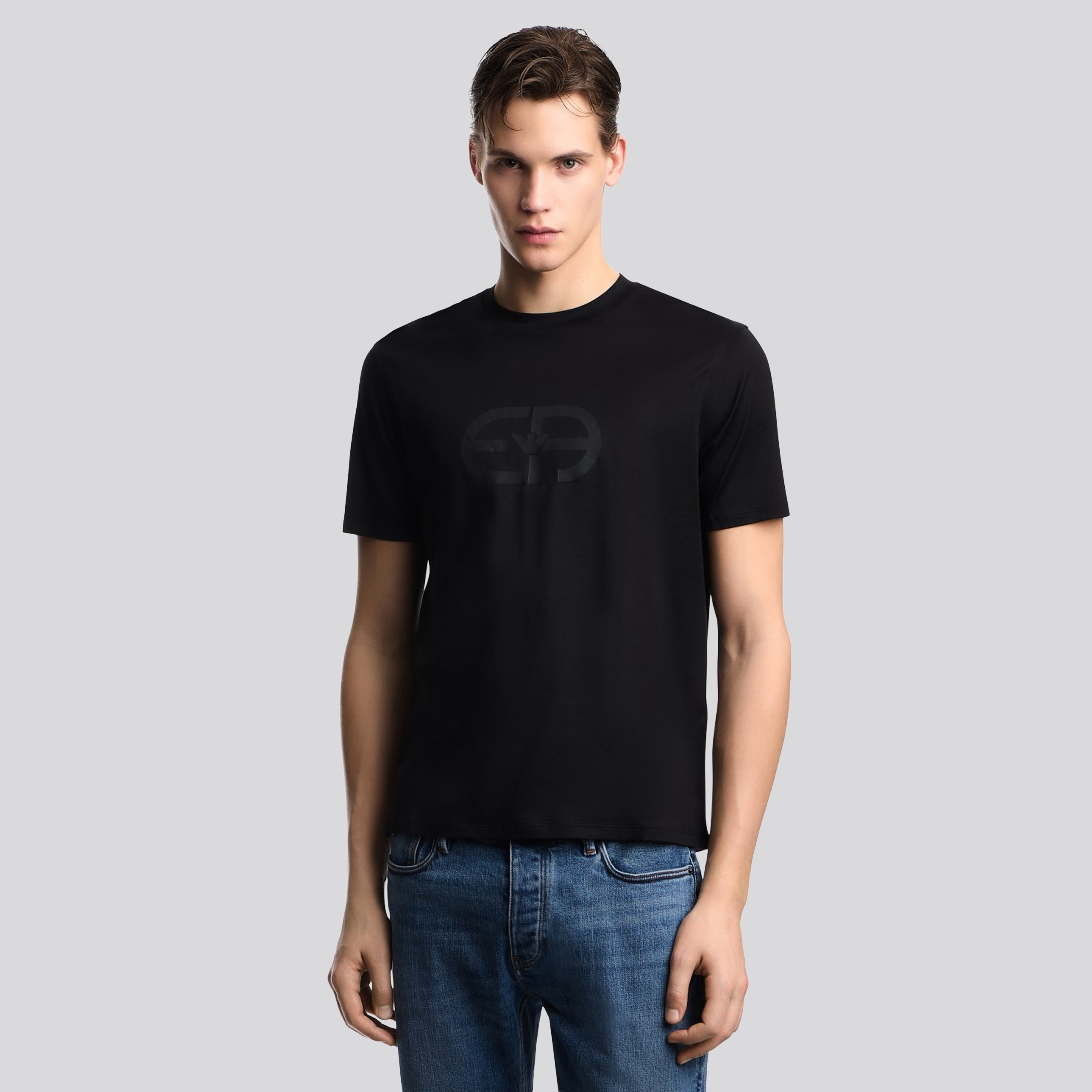 Camiseta Negra Armani Ea