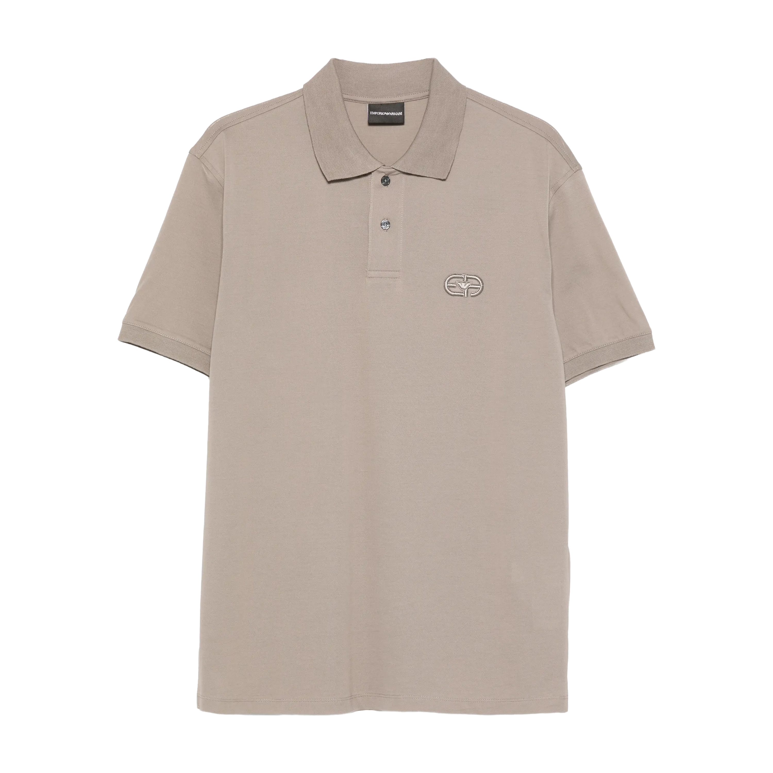 Camiseta Tipo Polo Camel Emporio Armani Ea