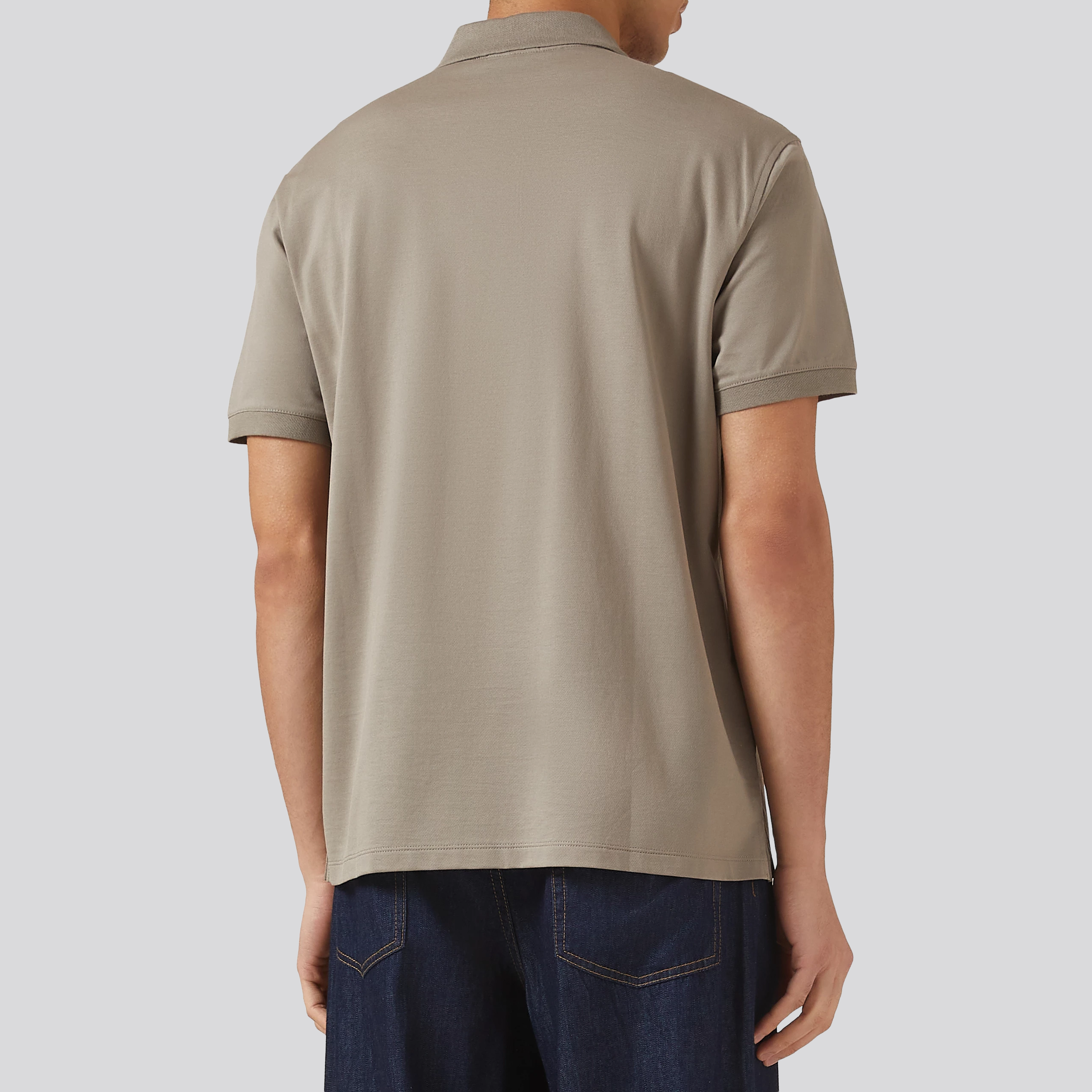 Camiseta Tipo Polo Camel Emporio Armani Ea