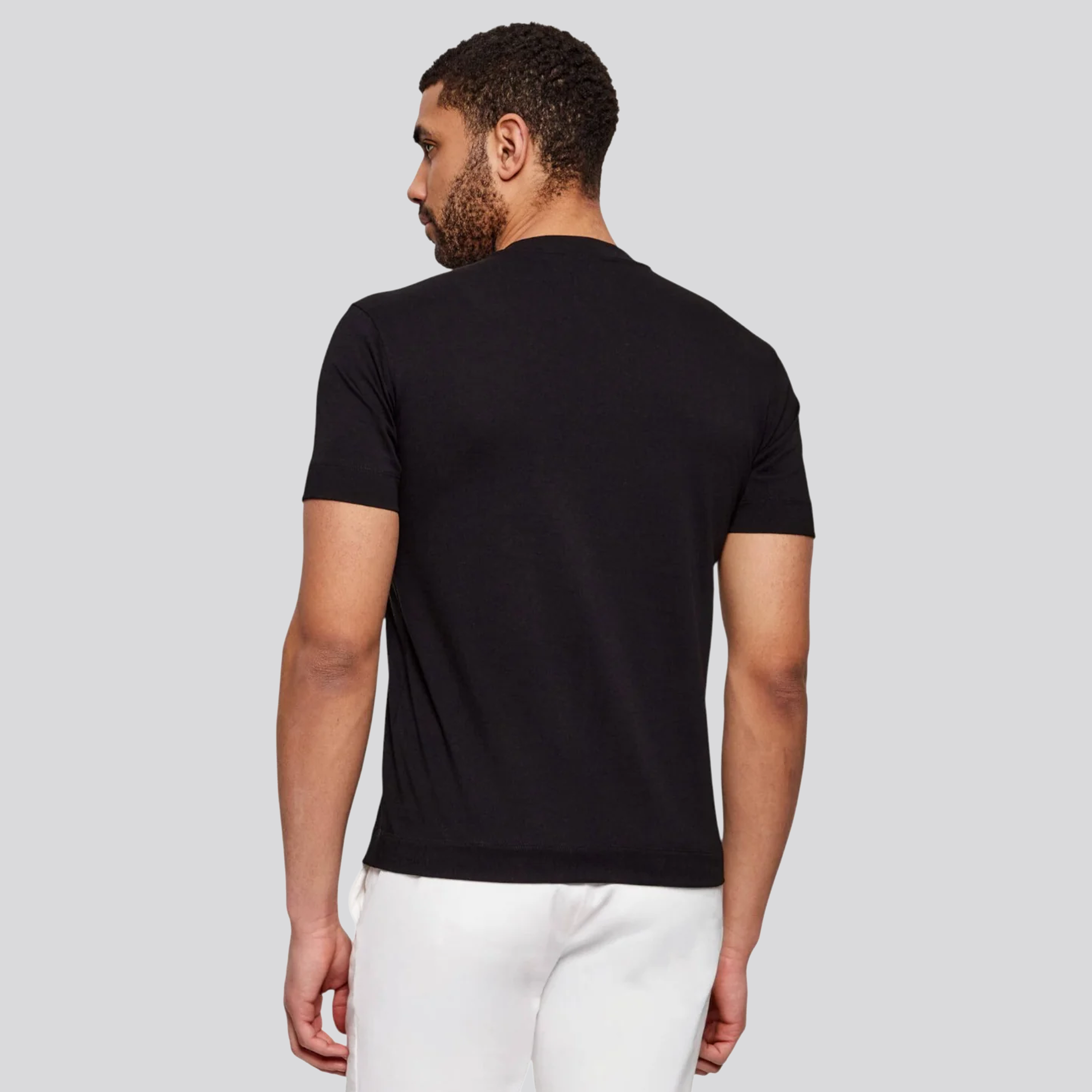 Camiseta Negra Emporio Armani Big Eagle