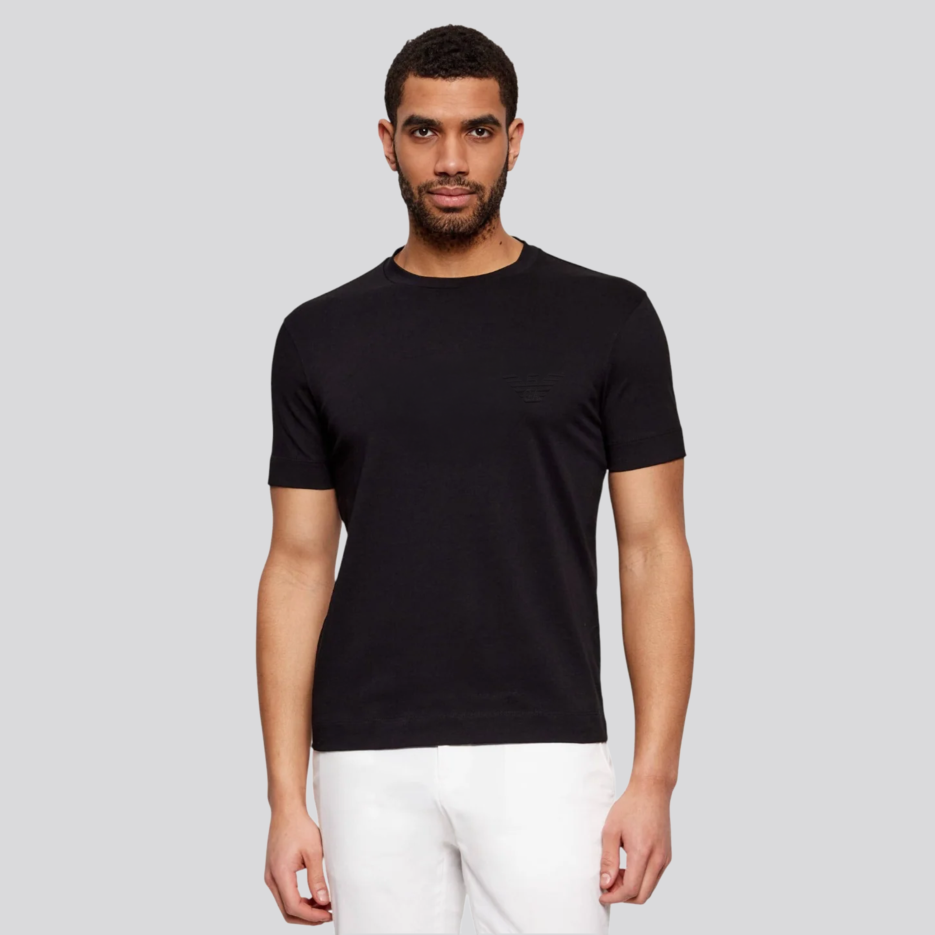 Camiseta Negra Emporio Armani Small Eagle