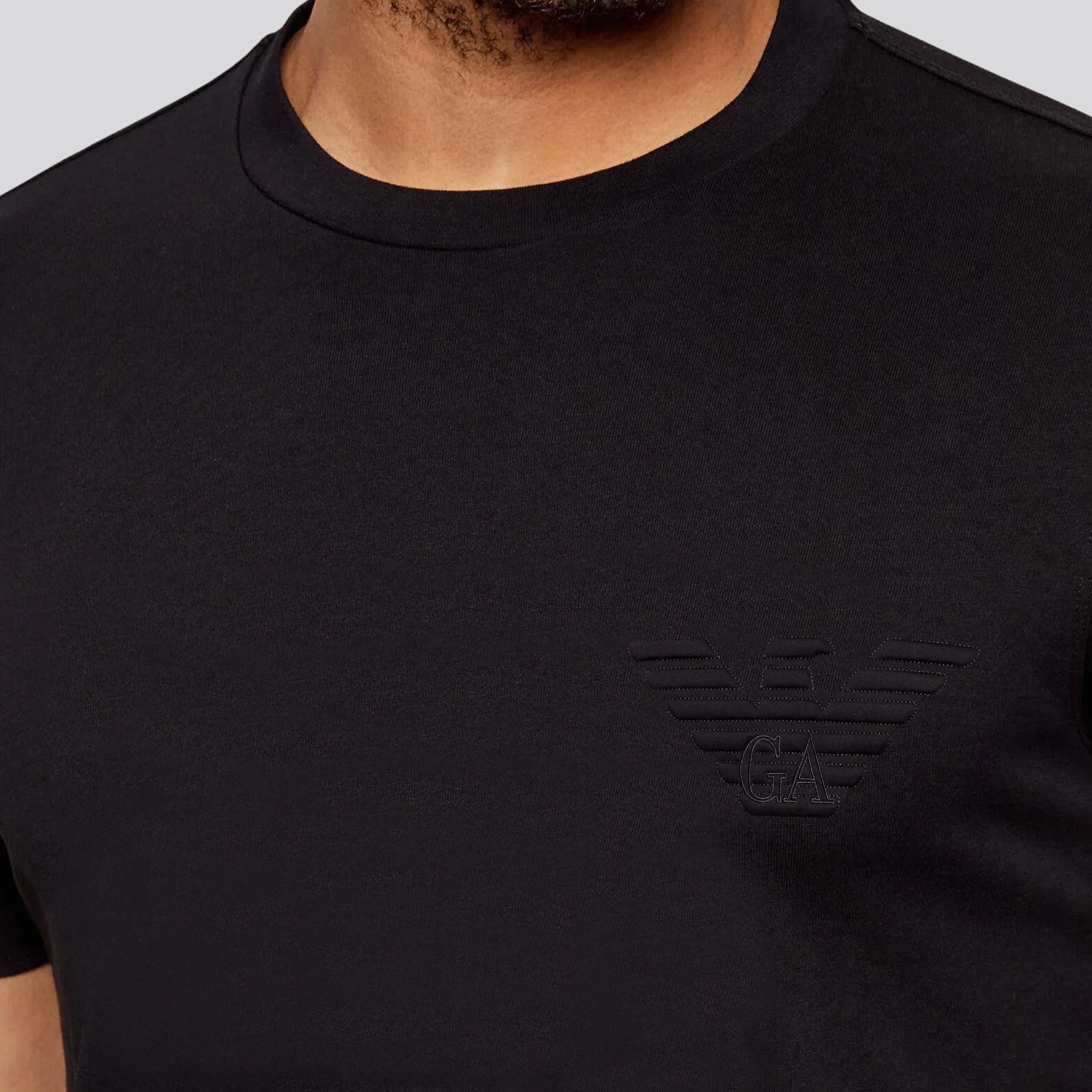 Camiseta Negra Emporio Armani Small Eagle
