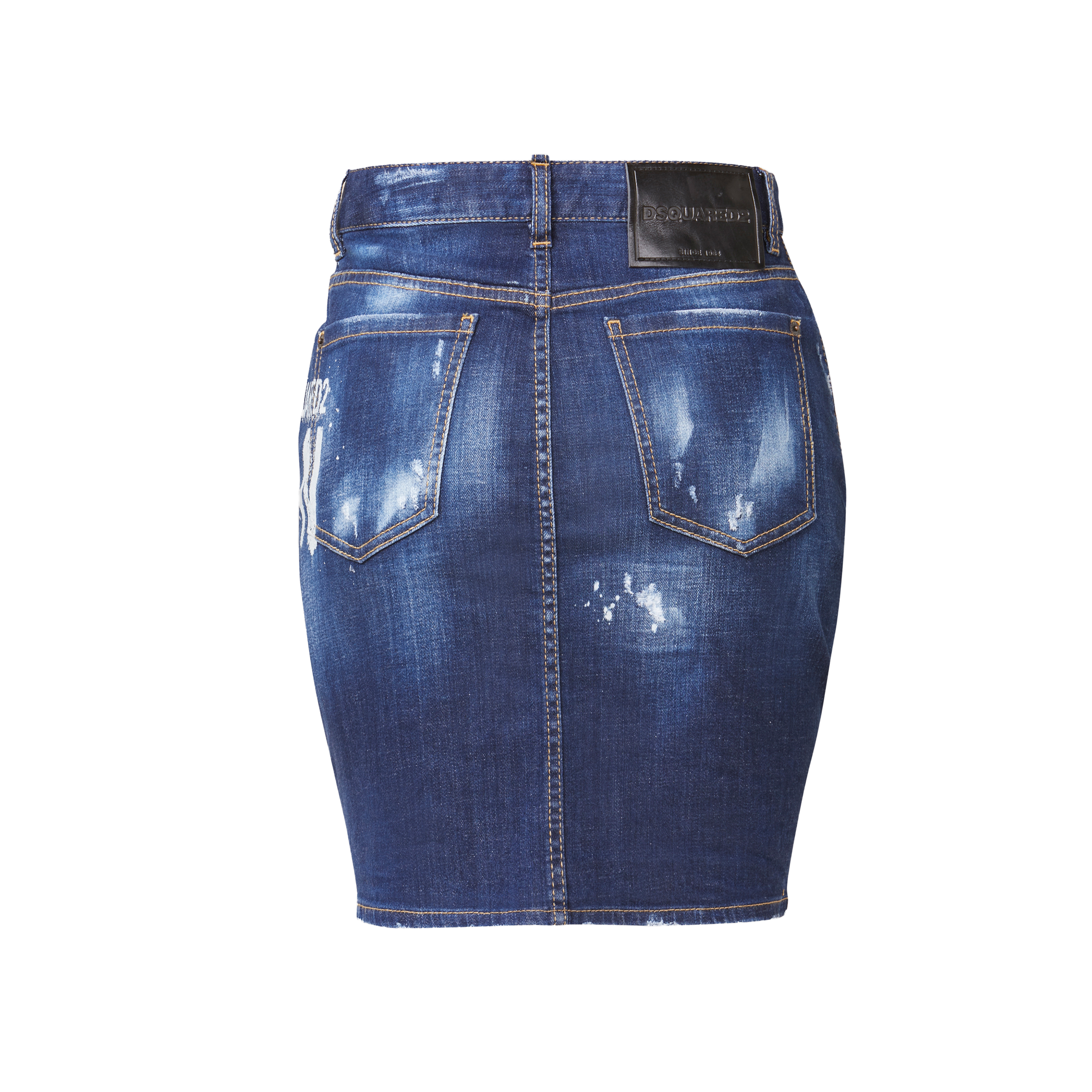 Falda Denim Dsquared2 Icon Spray