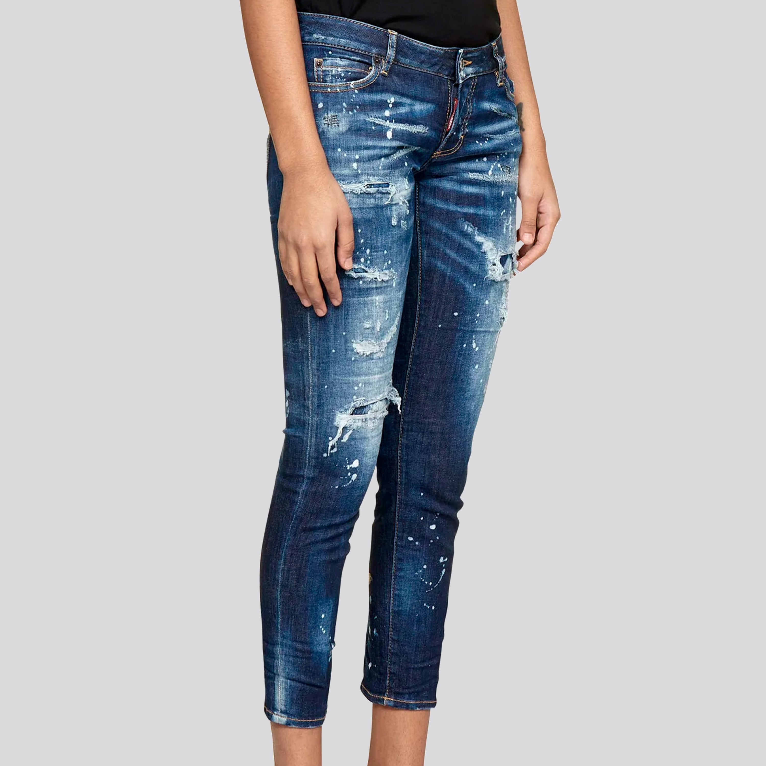 Jeans Denim Dsquared2 Jennifer Cropped Denim Dept