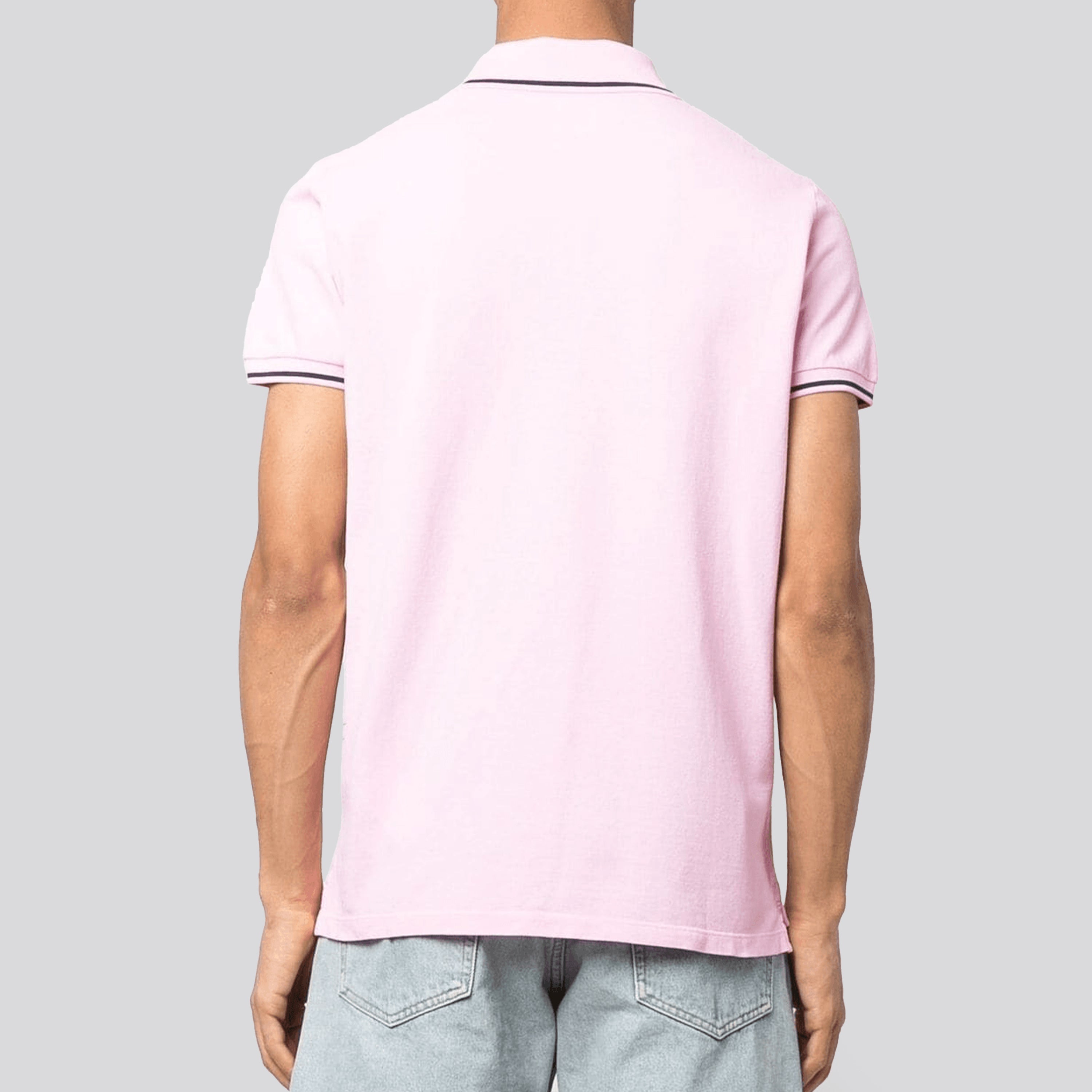 Camiseta Tipo Polo Rosado Dsquared2