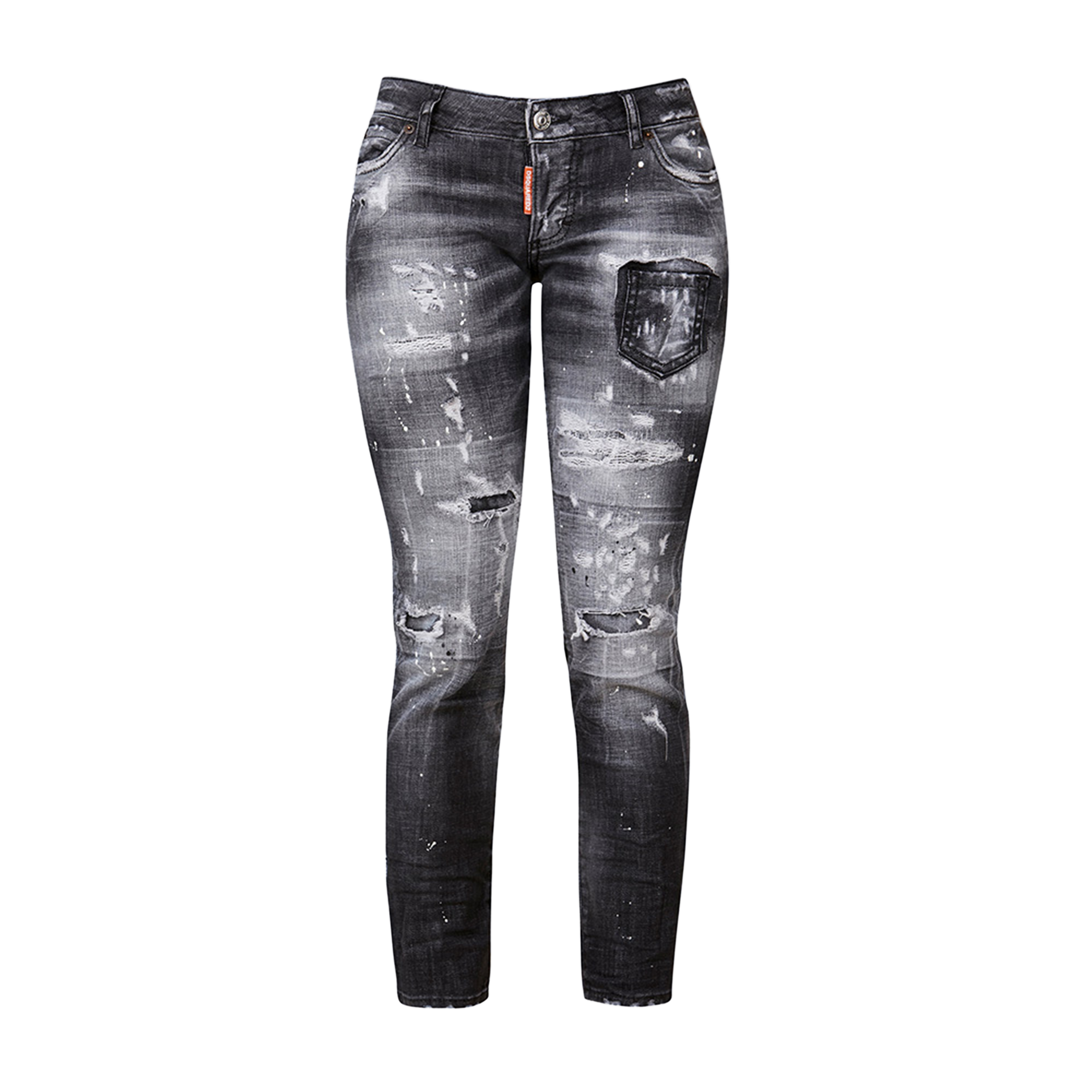 Jeans Jennifer Black Wash Ripped Dsquared2