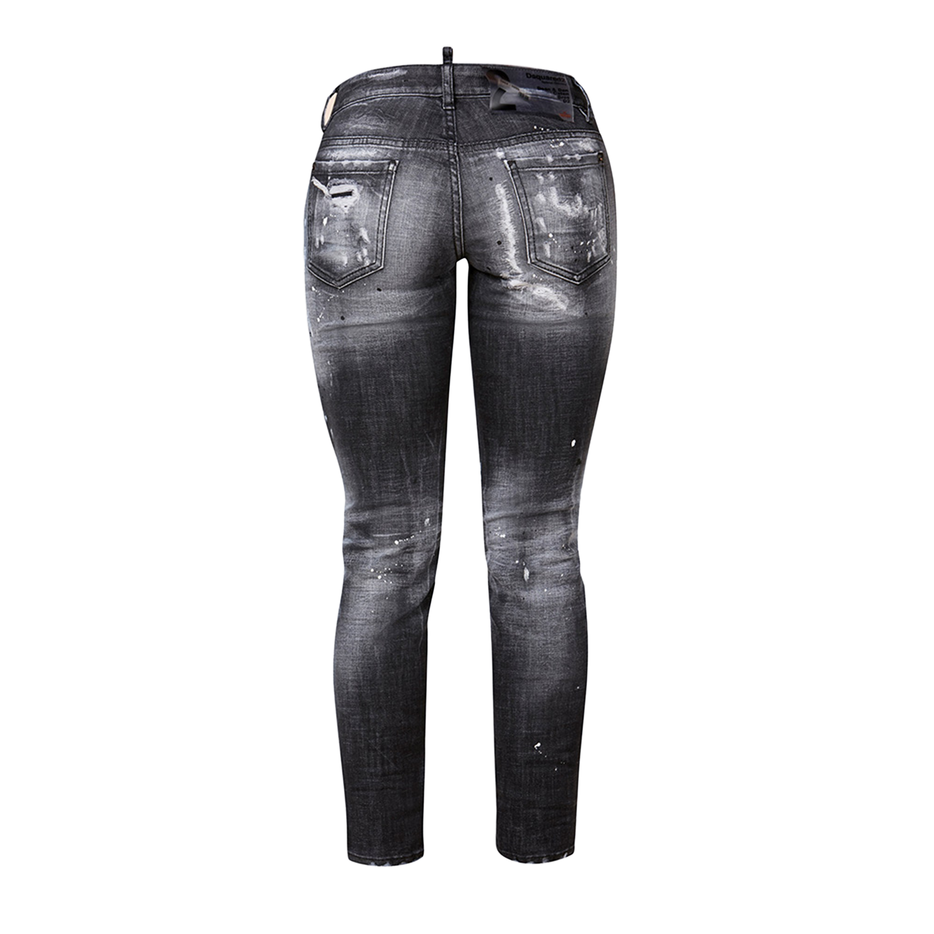 Jeans Jennifer Black Wash Ripped Dsquared2