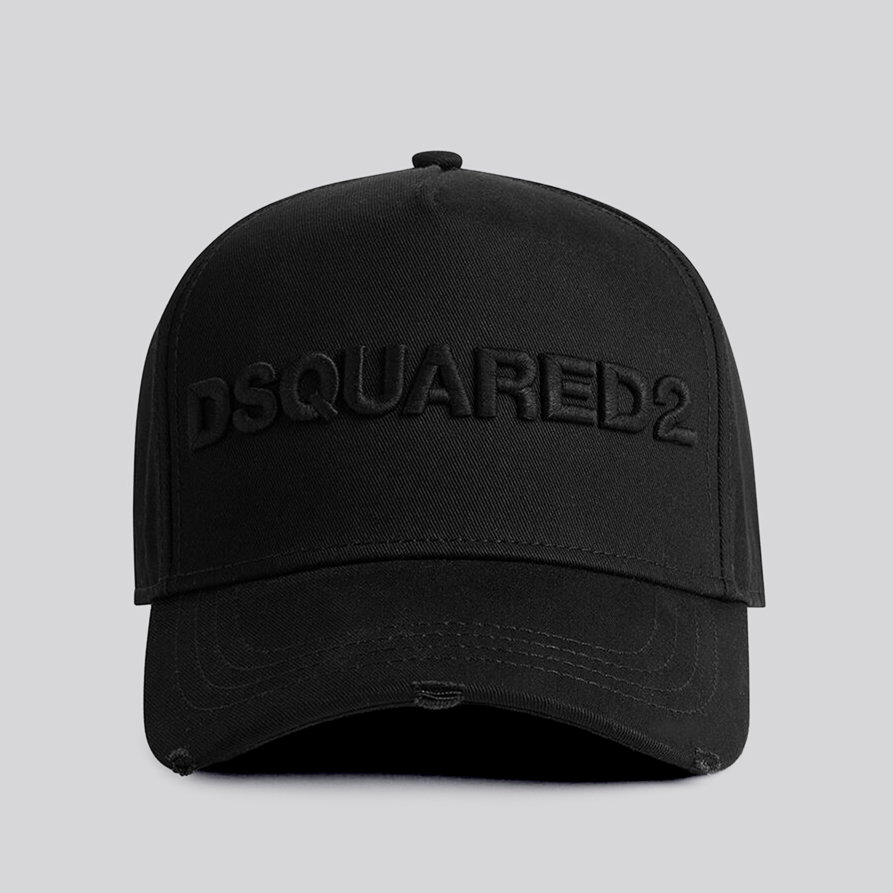 Gorra D2 Negro Logotipo Dsquared2 Negro