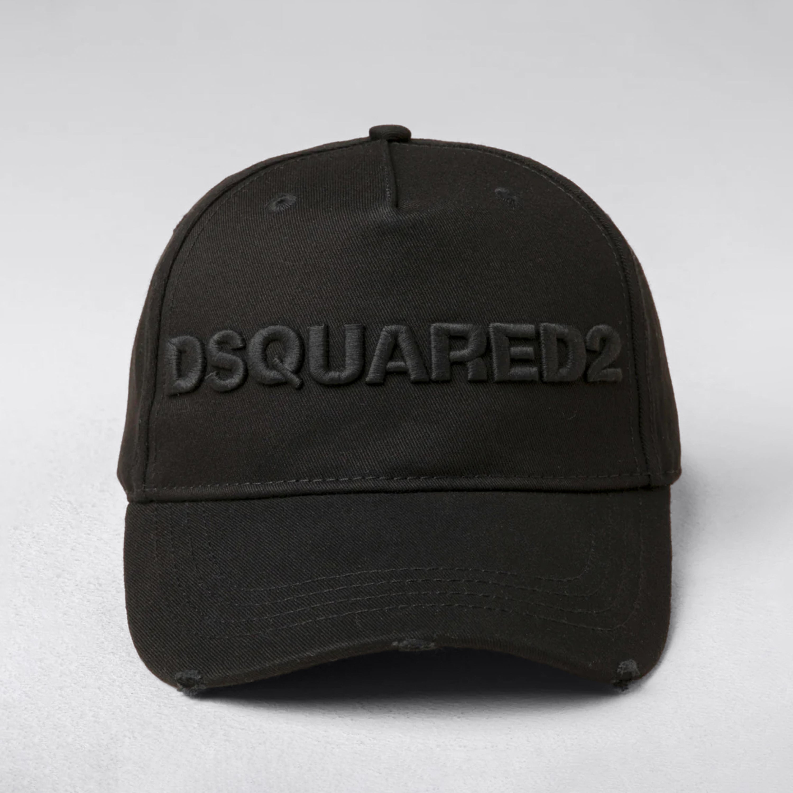 Gorra D2 Negro Logotipo Dsquared2 Negro