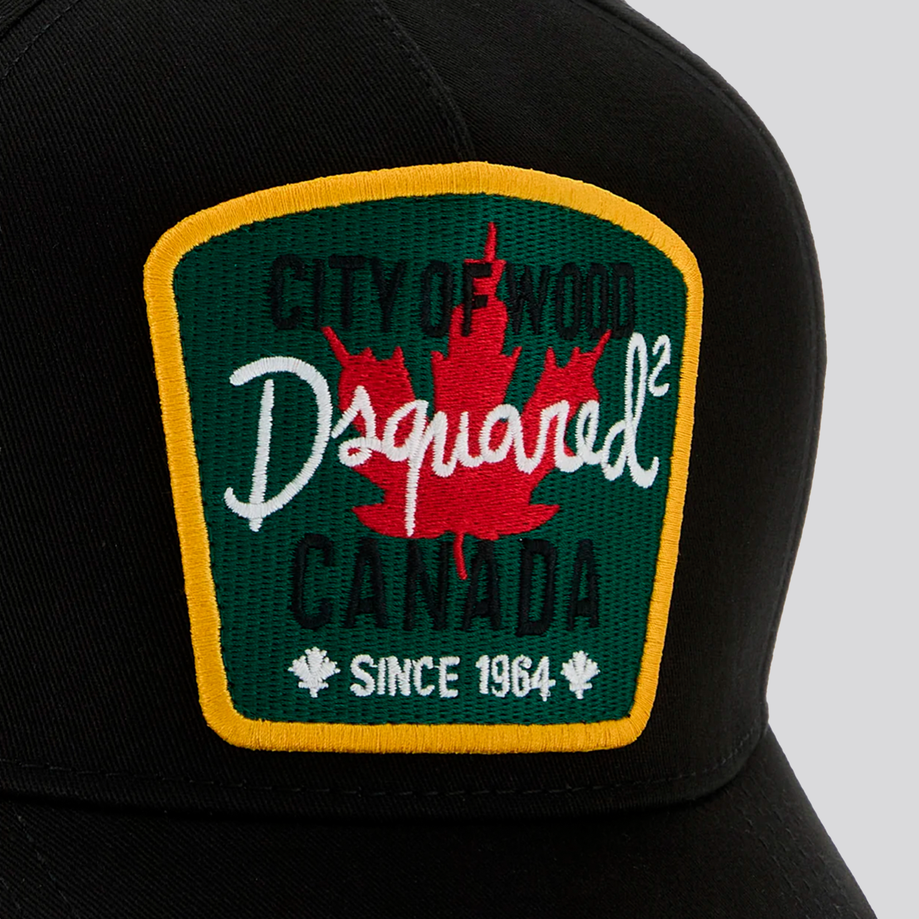Gorra Negra Dsquared2 City Of Wood
