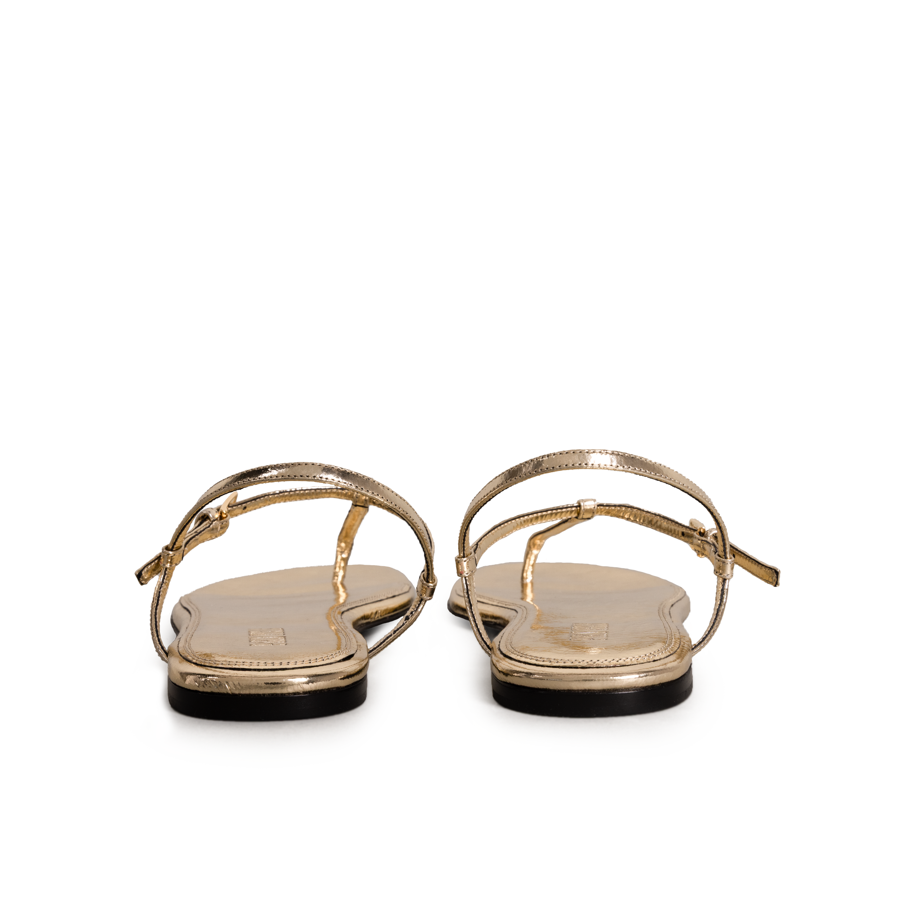 Sandalias Doradas Paris Texas Montecarlo Flat