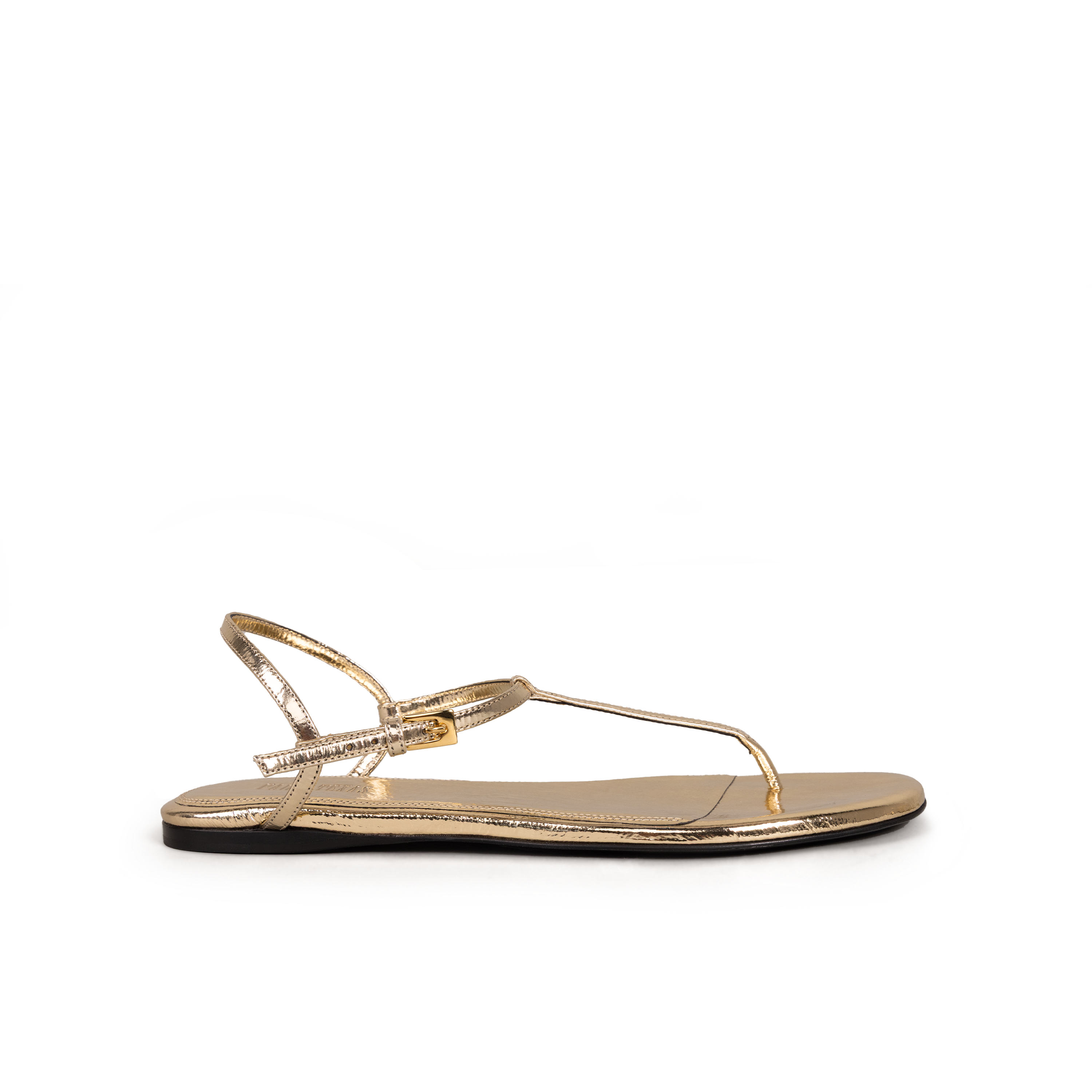 Sandalias Doradas Paris Texas Montecarlo Flat