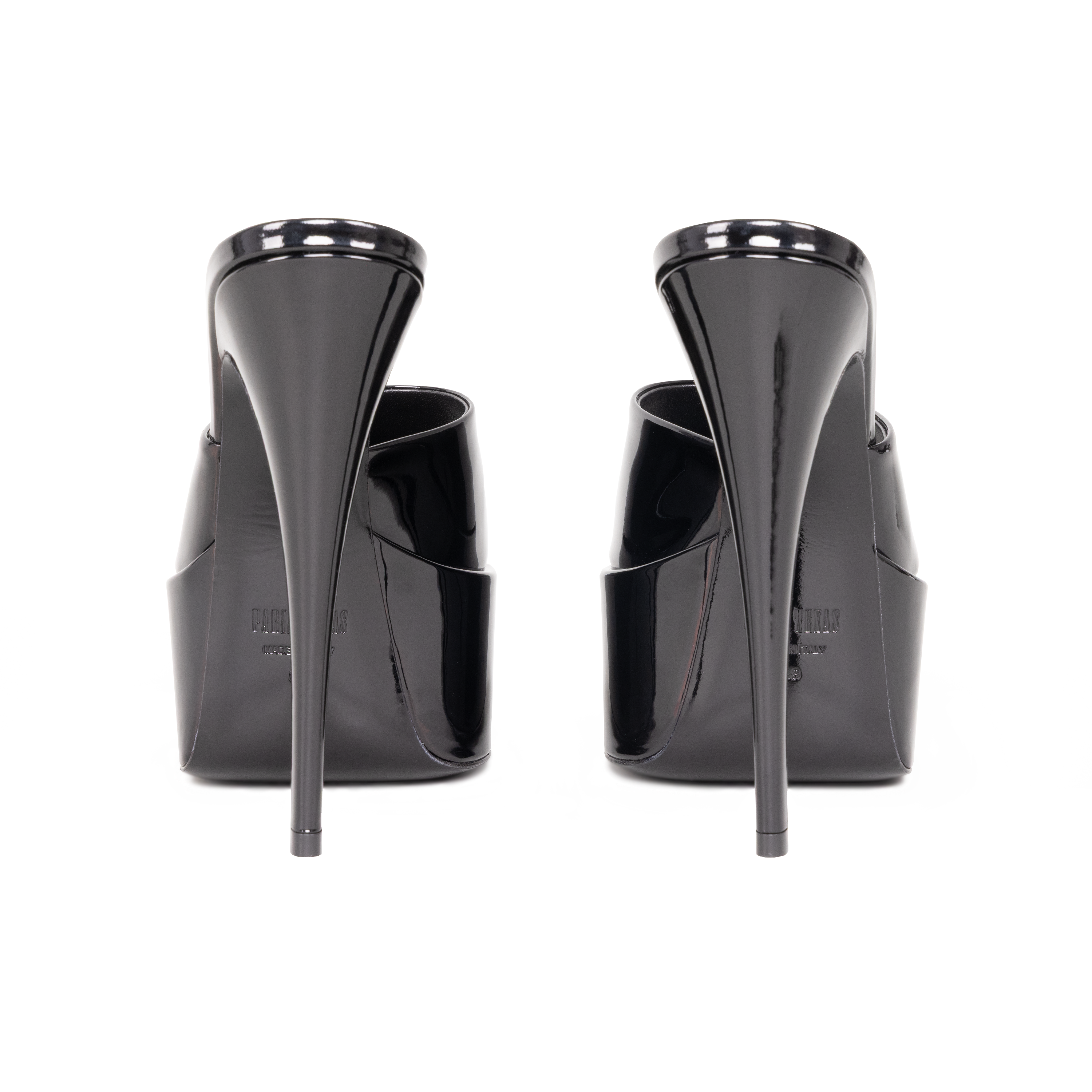 Sandalias Negras Paris Texas Marina Mule