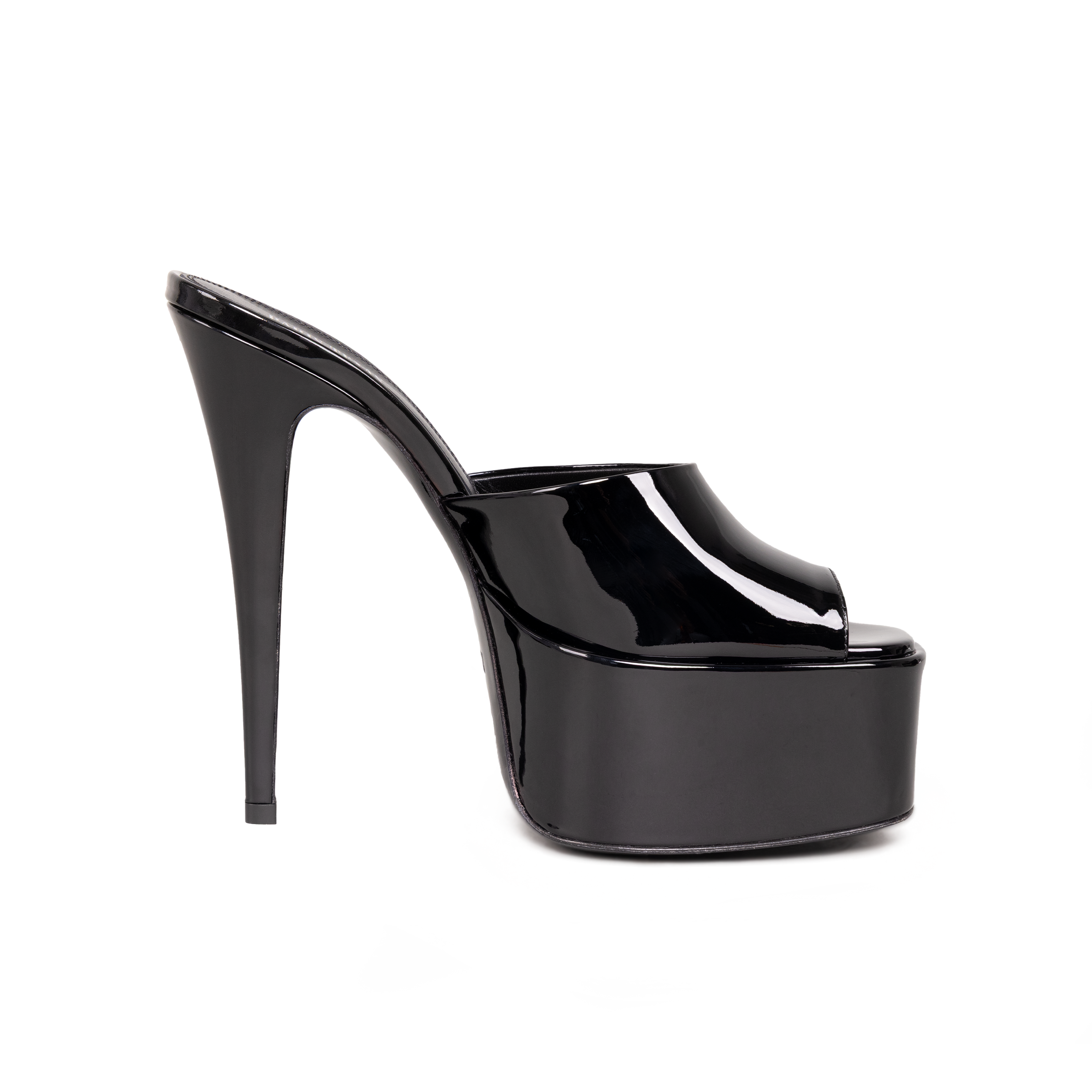 Sandalias Negras Paris Texas Marina Mule