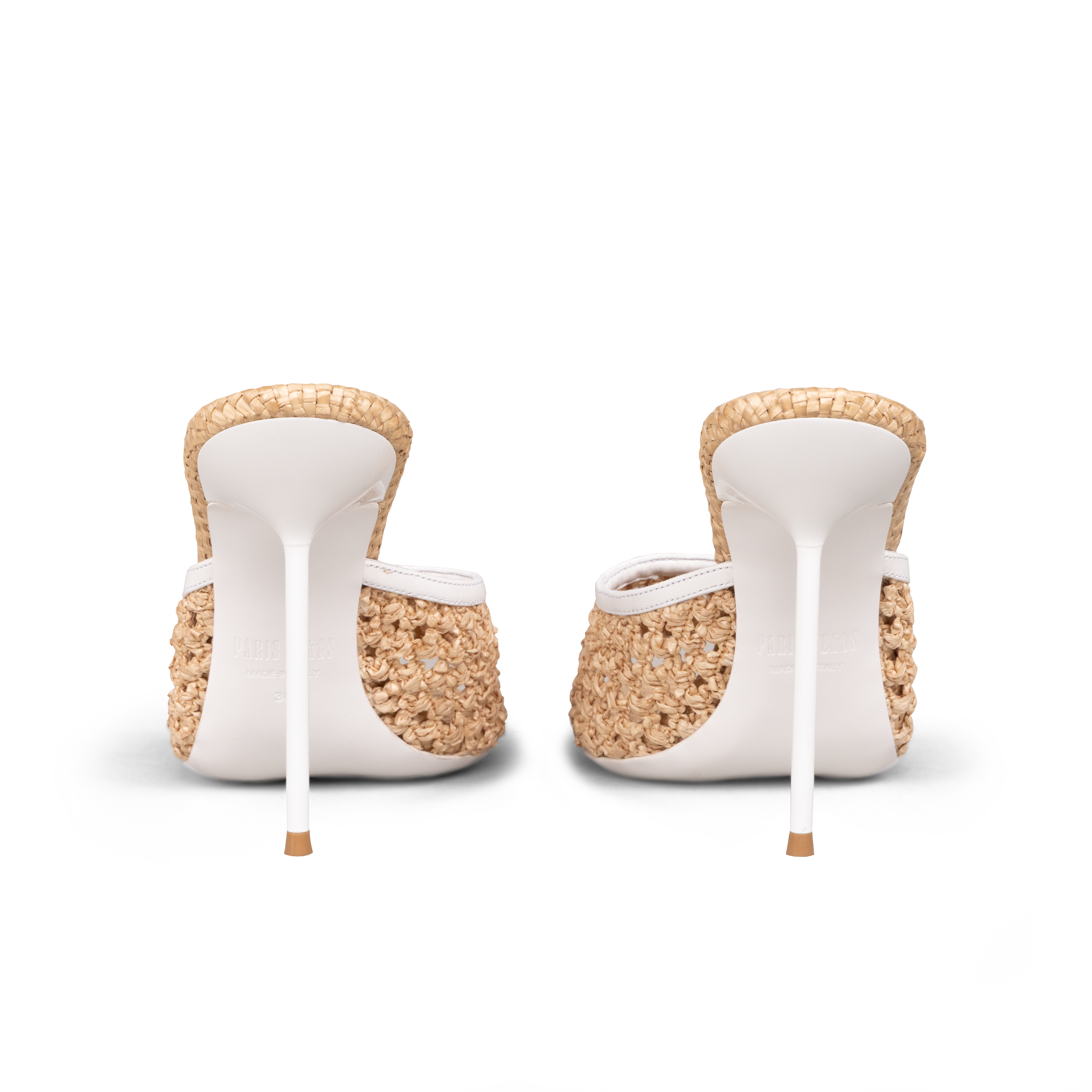 Sandalias Beige Paris Texas Raffia