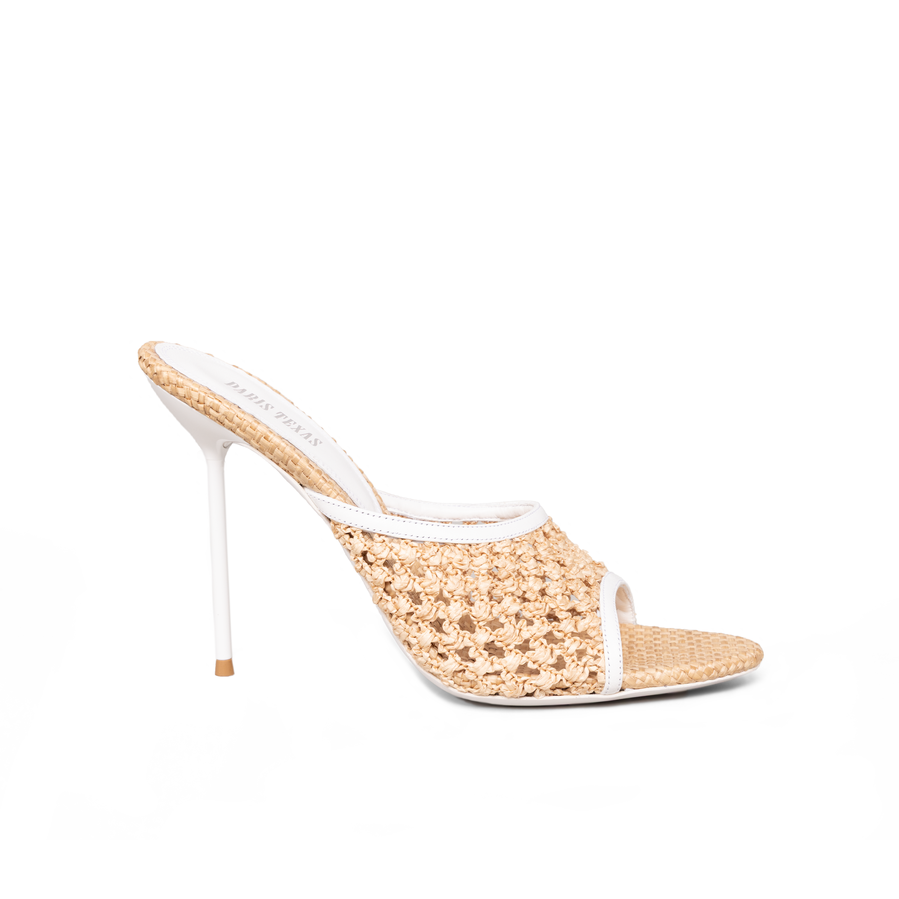 Sandalias Beige Paris Texas Raffia