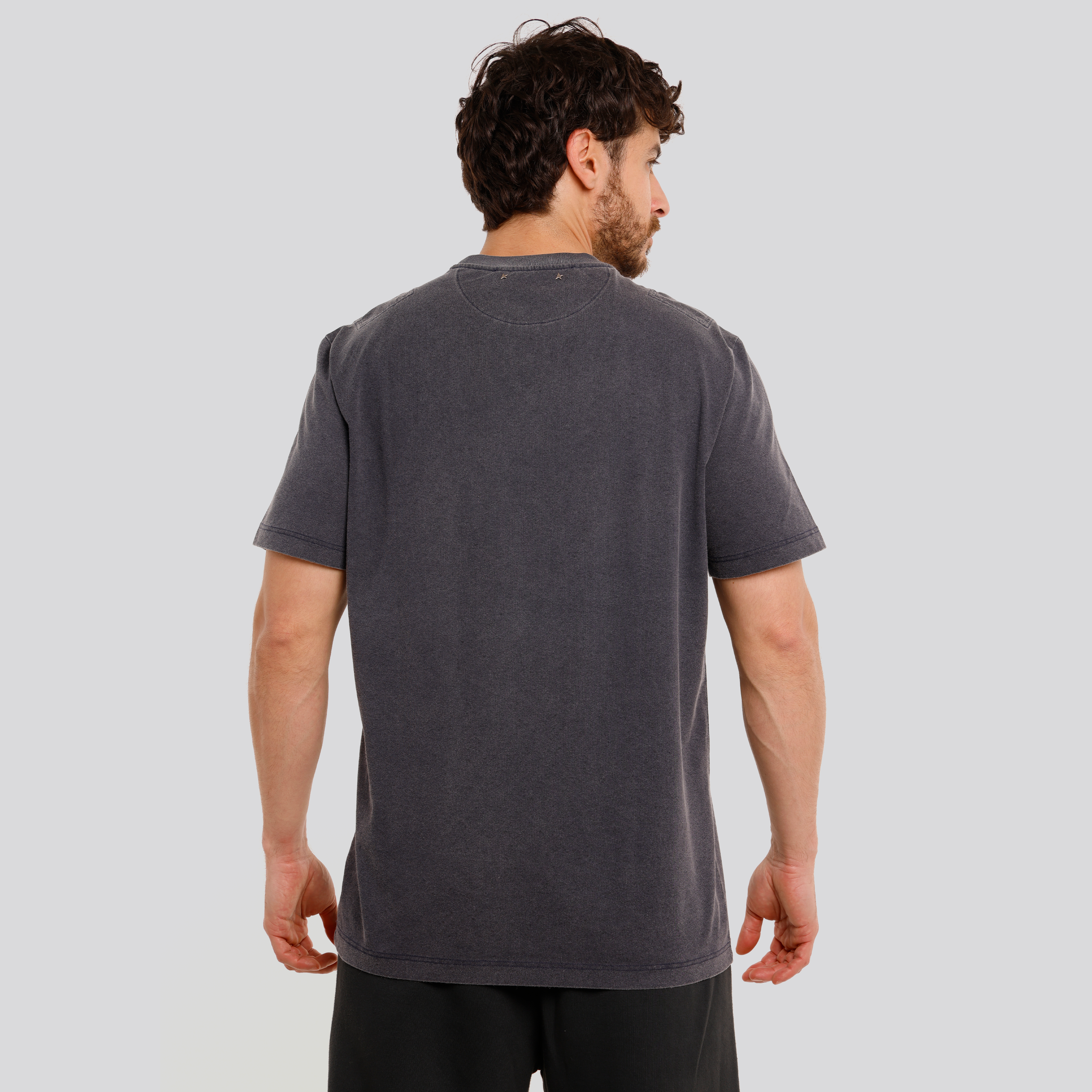 Camiseta Azul Golden Goose Gauze