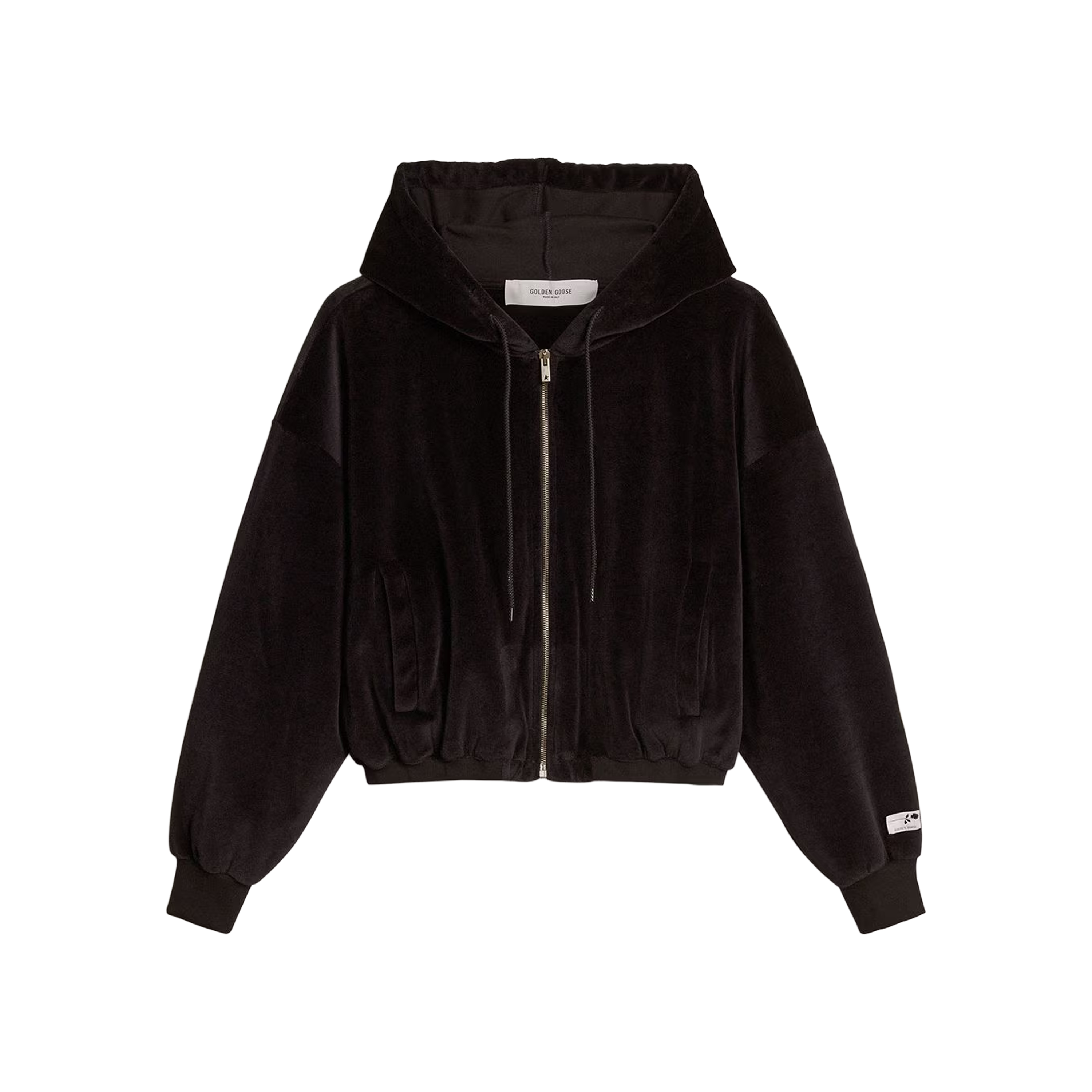 Chaqueta Negra Golden Goose Double Chenille