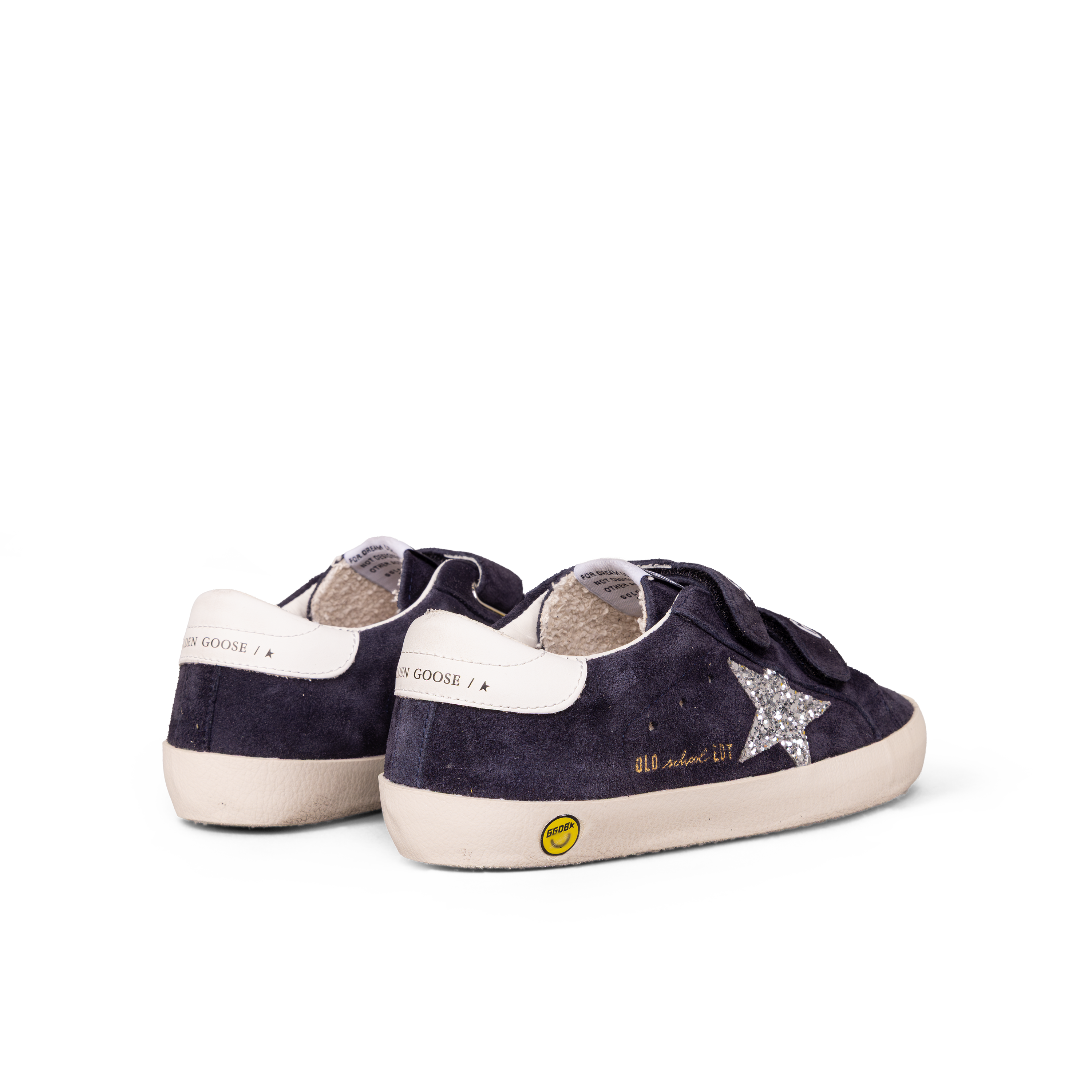 Sneakers Azules Golden Goose Velcro Super-Star Glitter Star