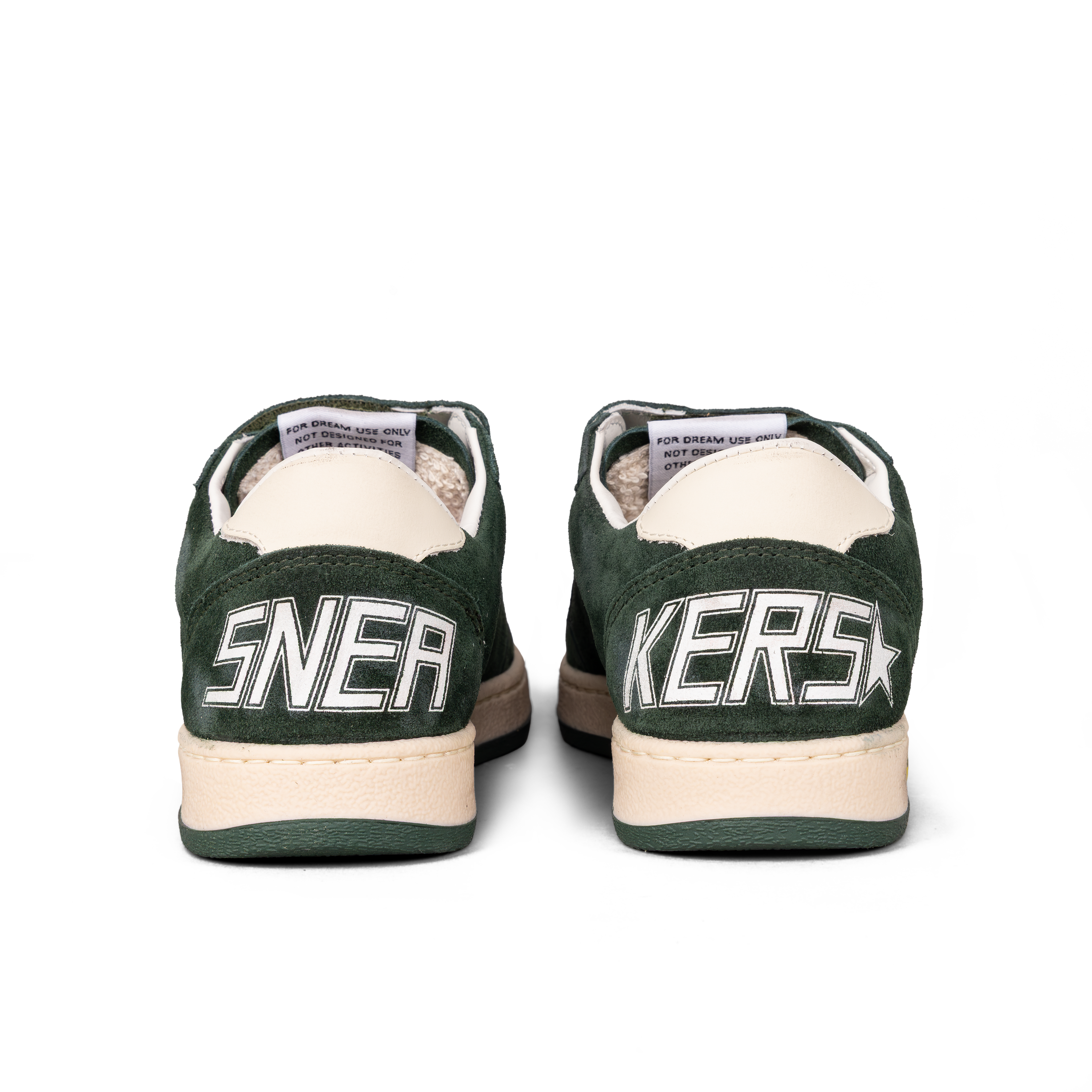 Sneakers Verdes Golden Goose Velcro Ballstar Suede