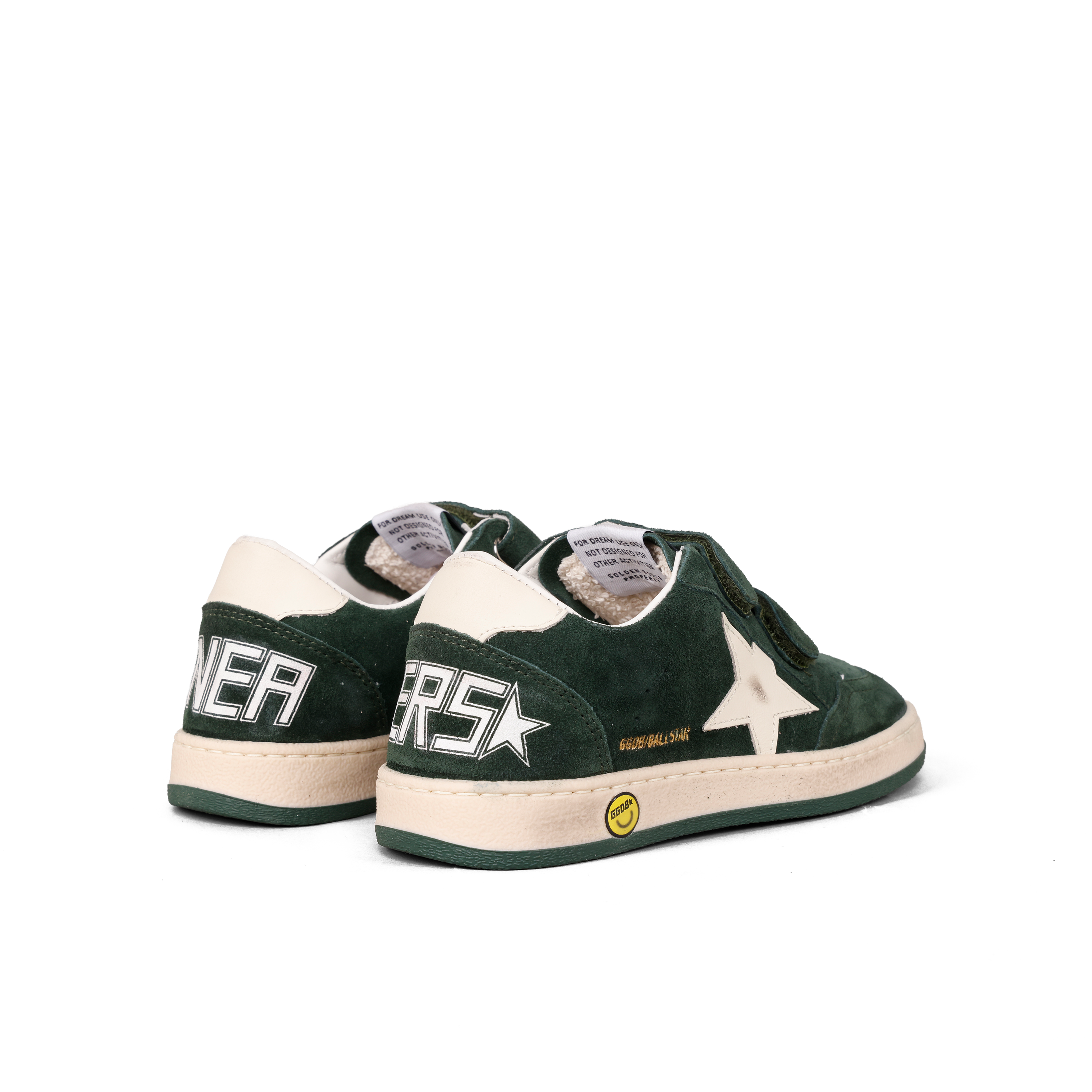 Sneakers Verdes Golden Goose Velcro Ballstar Suede