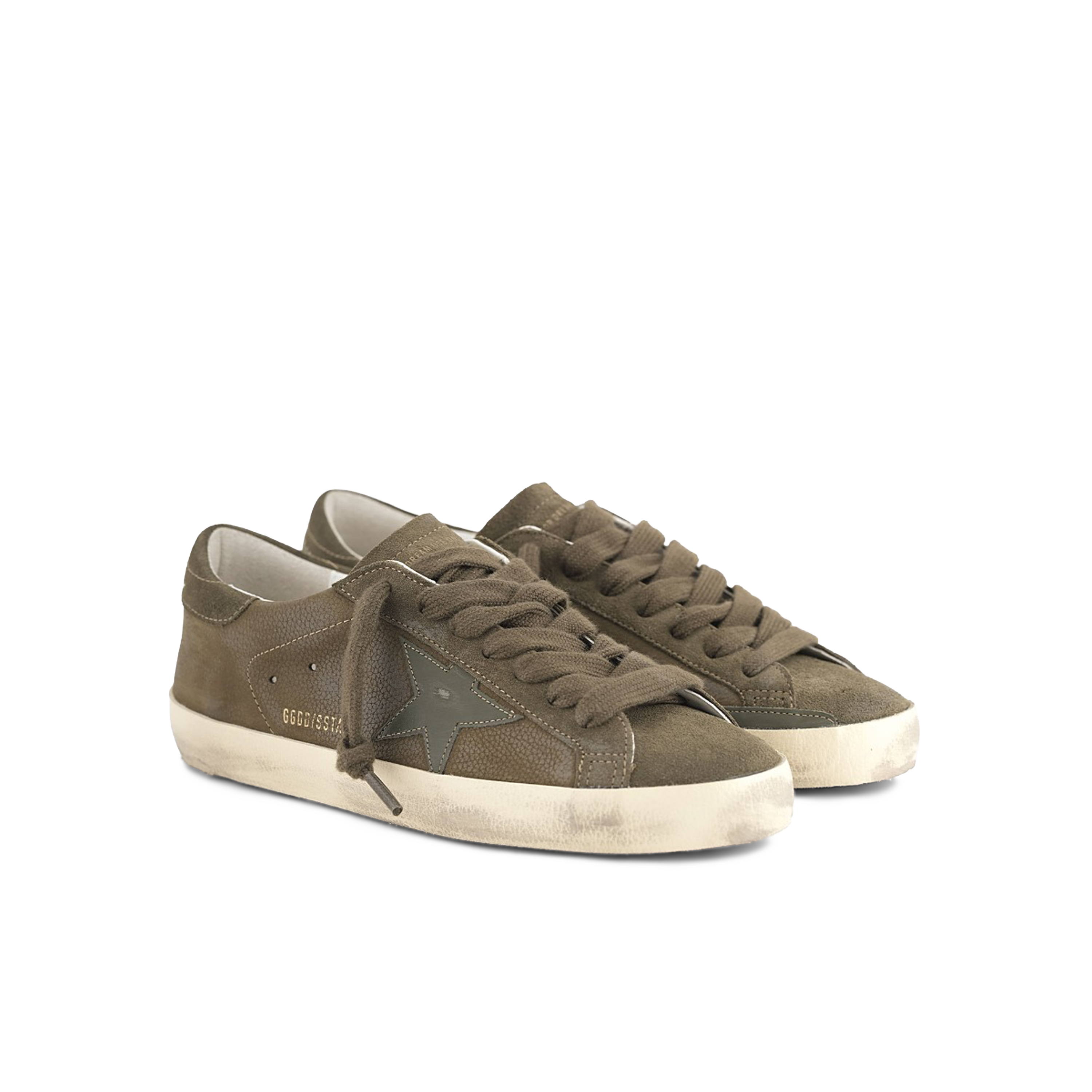 Sneakers Verdes Golden Goose Super-Star Leather