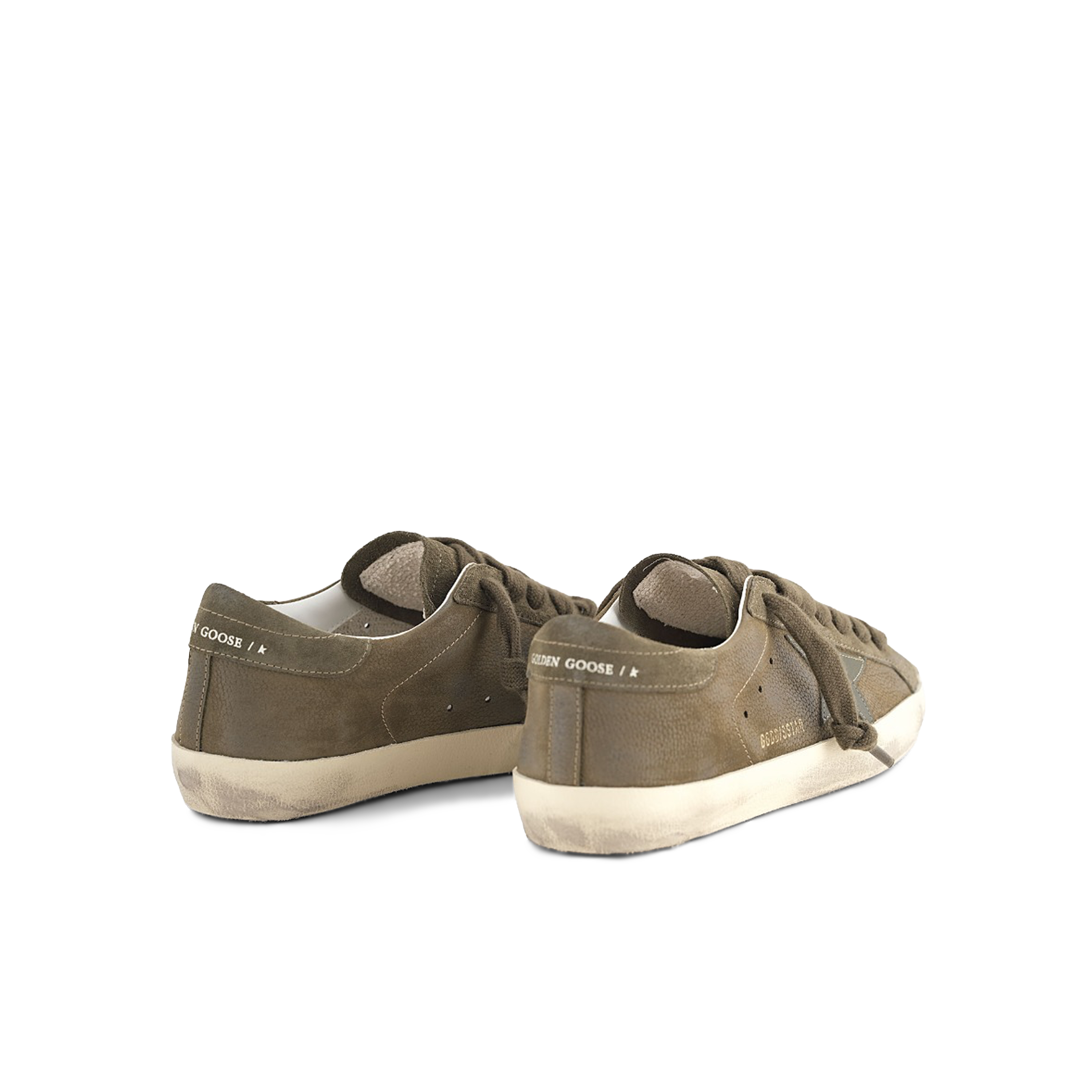 Sneakers Verdes Golden Goose Super-Star Leather