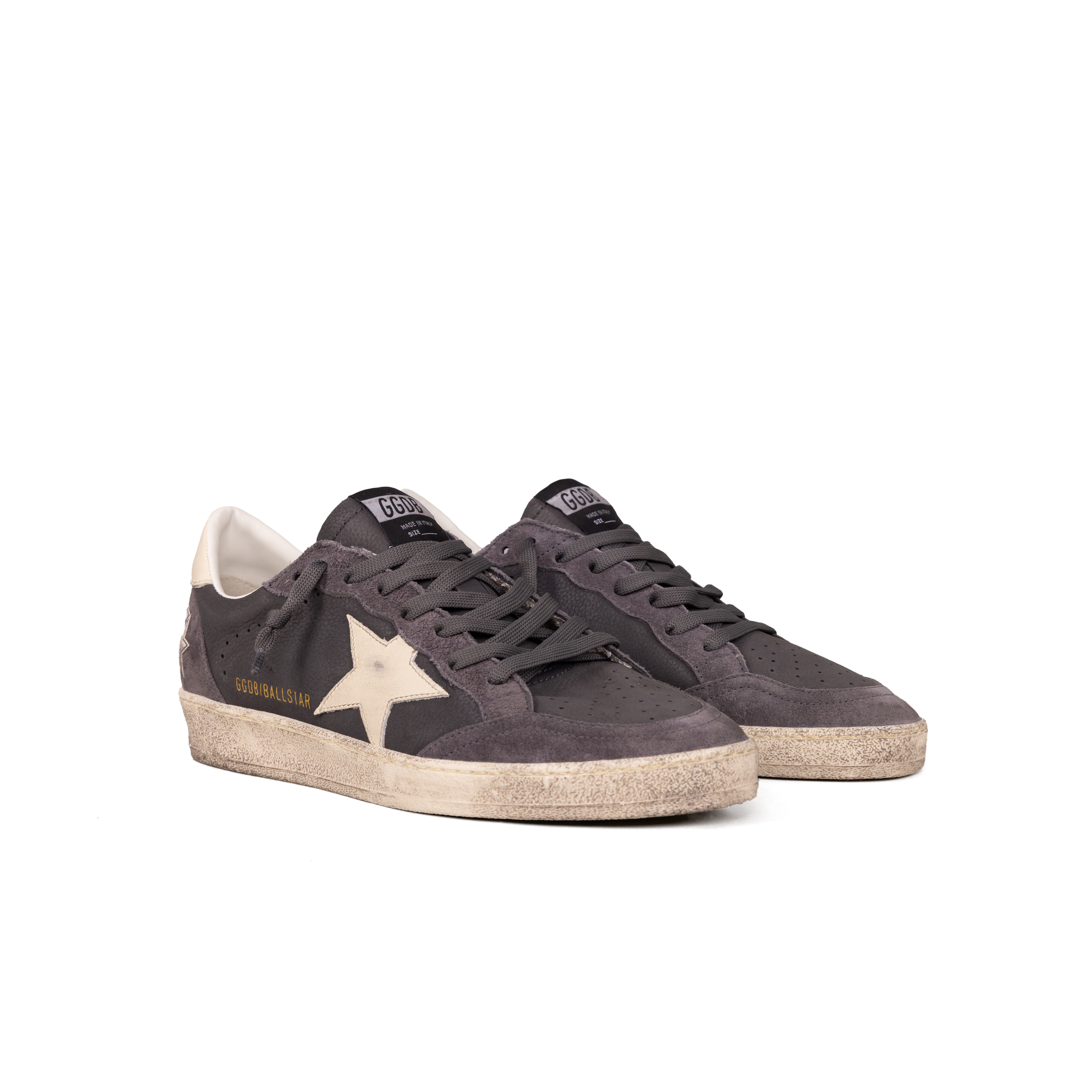 Sneakers Gris Golden Goose Ballstar Nabuk