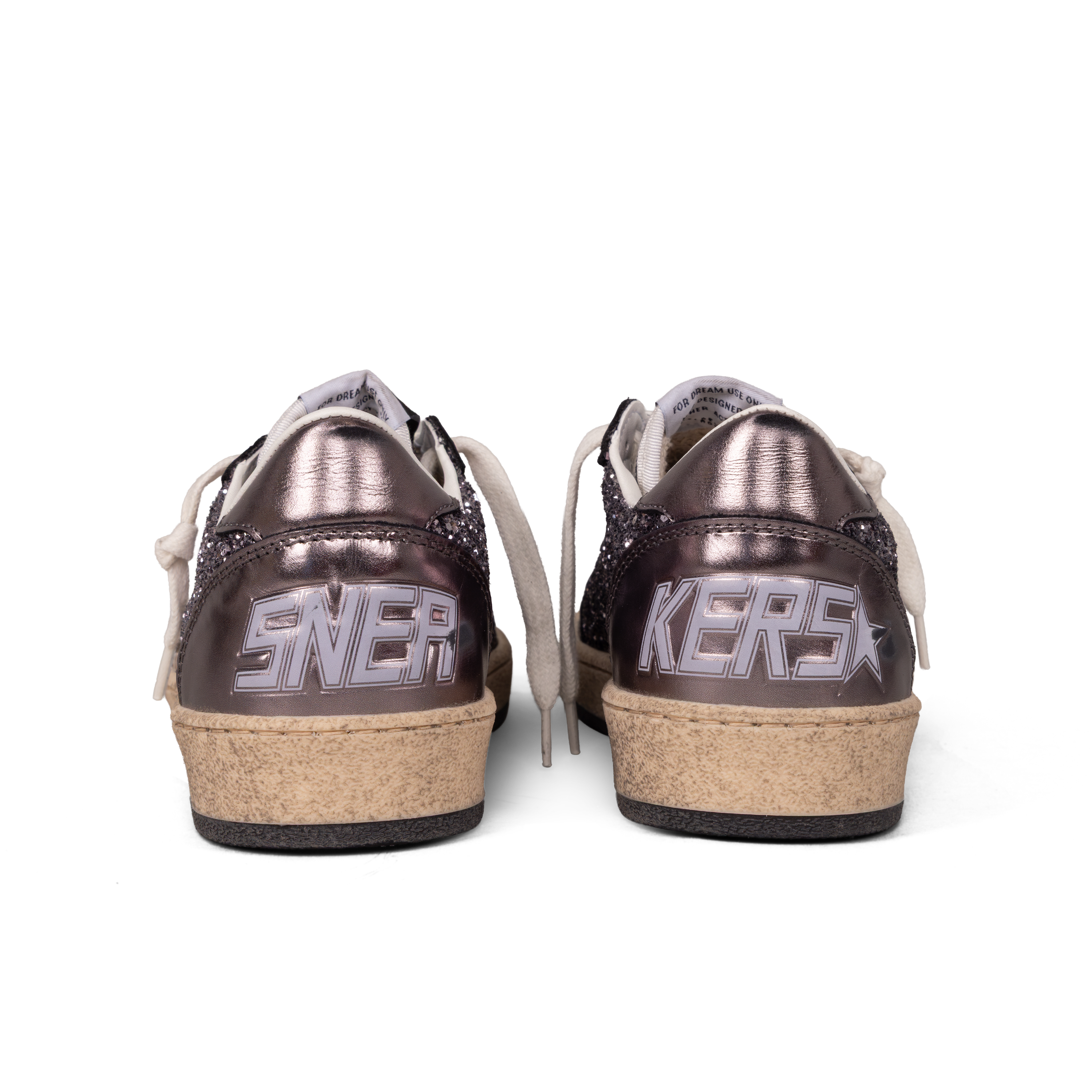 Sneakers Gris Golden Goose Ballstar Glitter