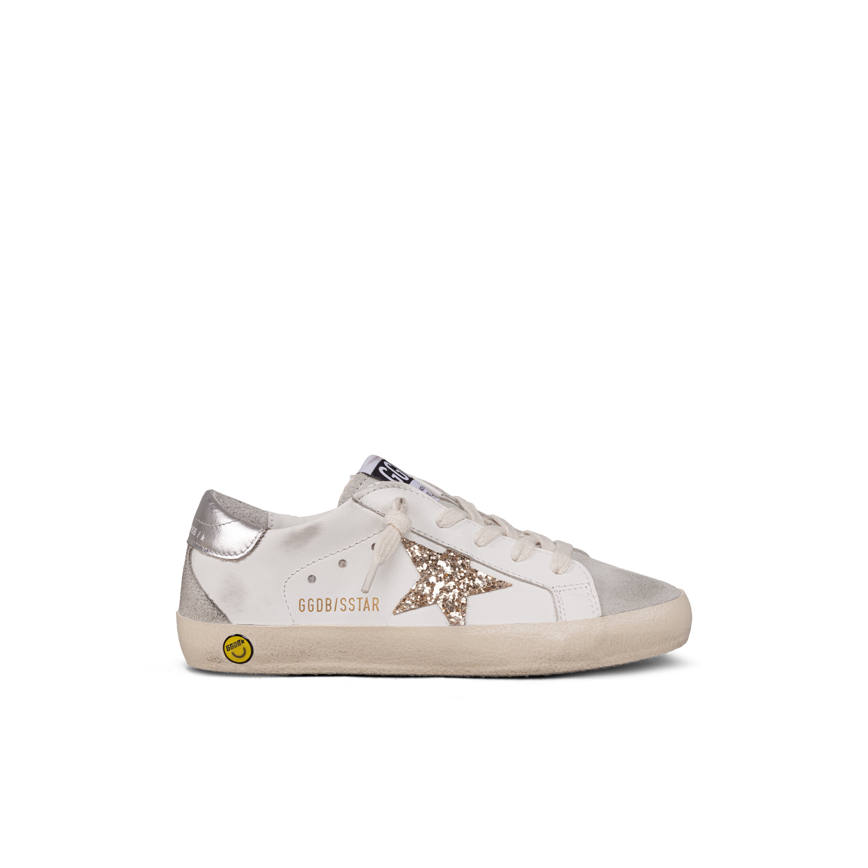 Sneakers Blancos Golden Goose Super-Star Glitter Star