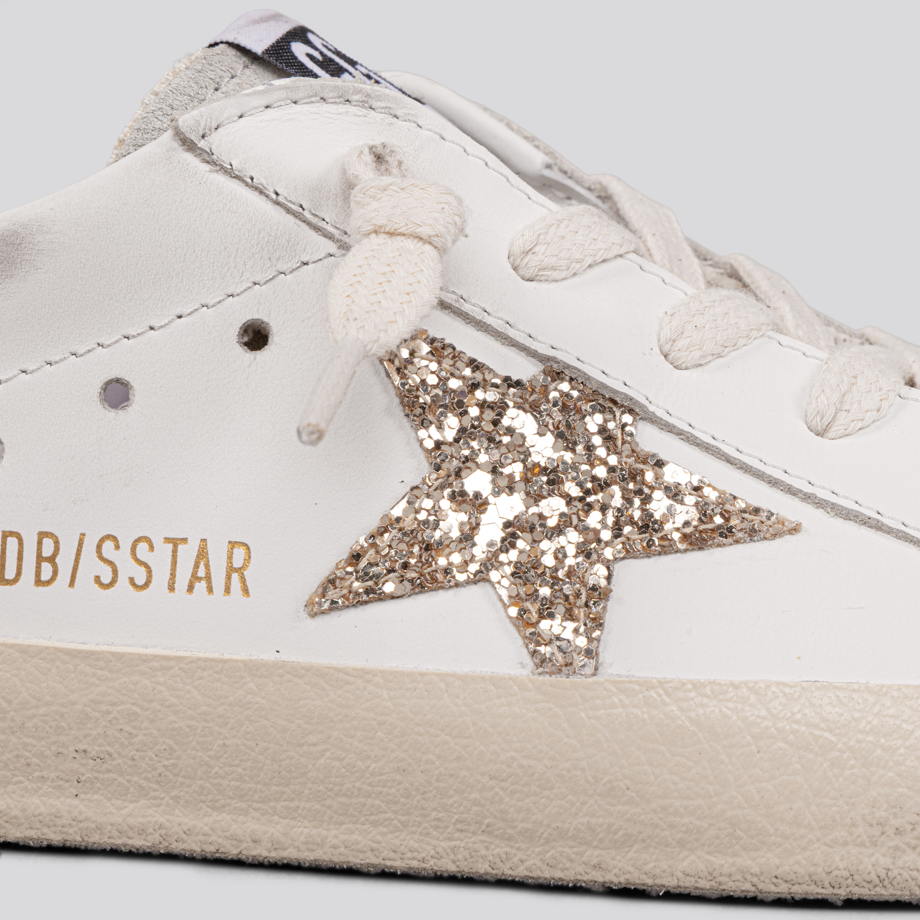 Sneakers Blancos Golden Goose Super-Star Glitter Star