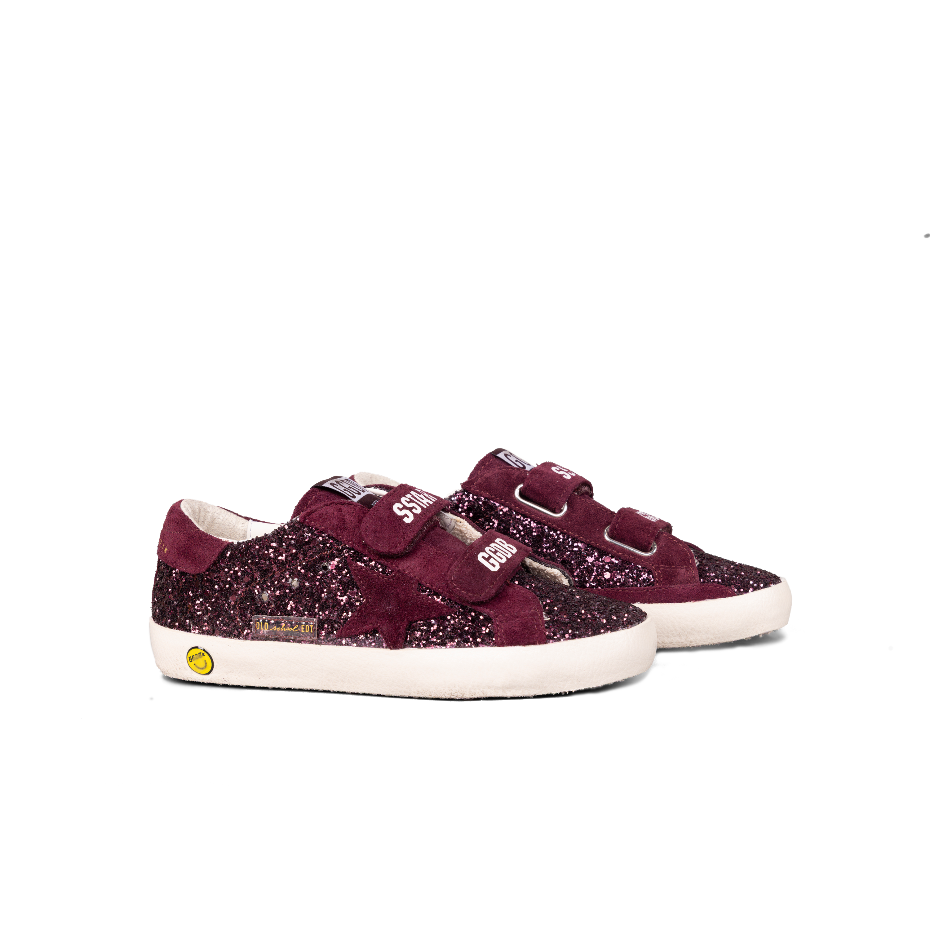 Sneakers Bordeaux Golden Goose Velcro Super-Star