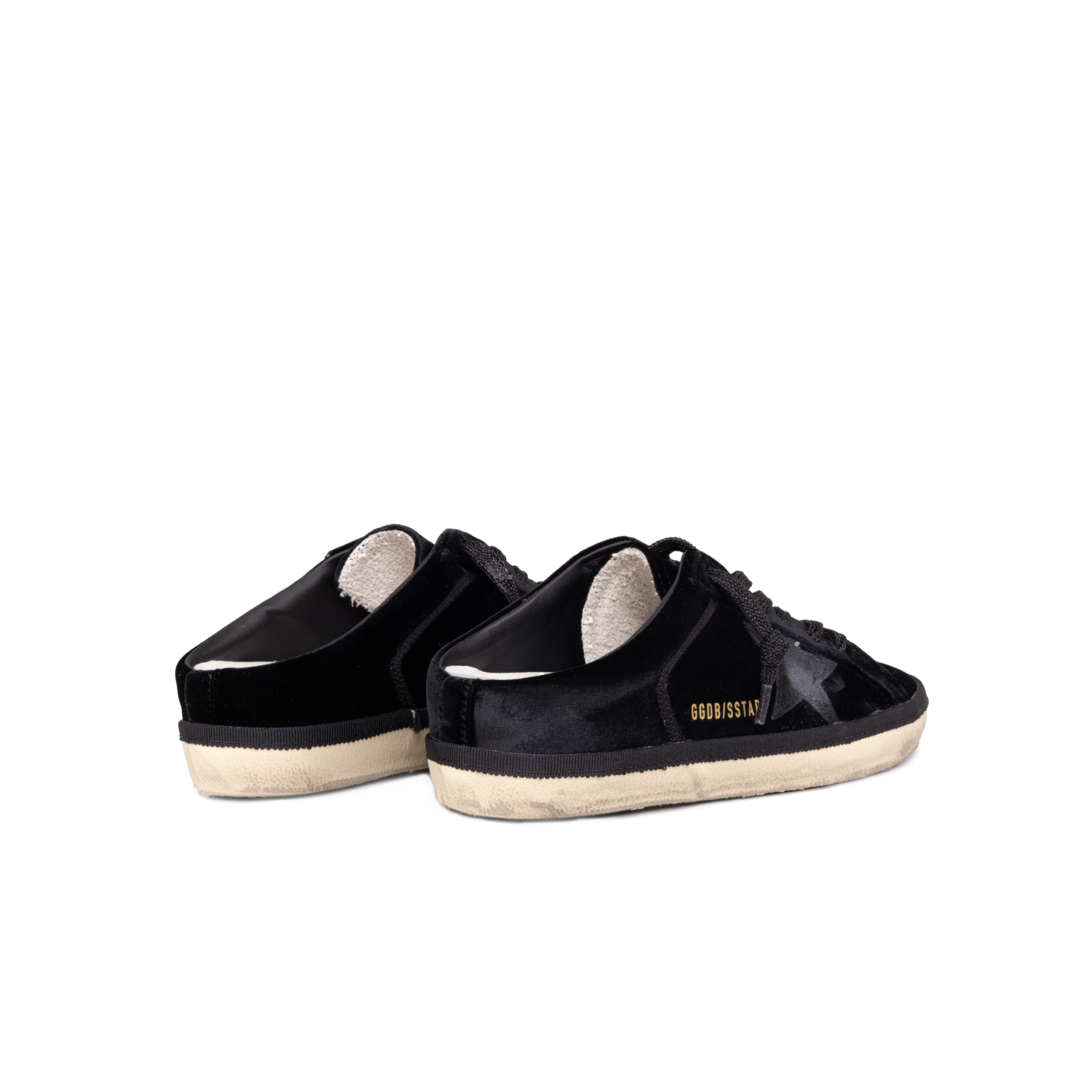 Sneakers Negros Golden Goose Super-Star Sabot Velvet