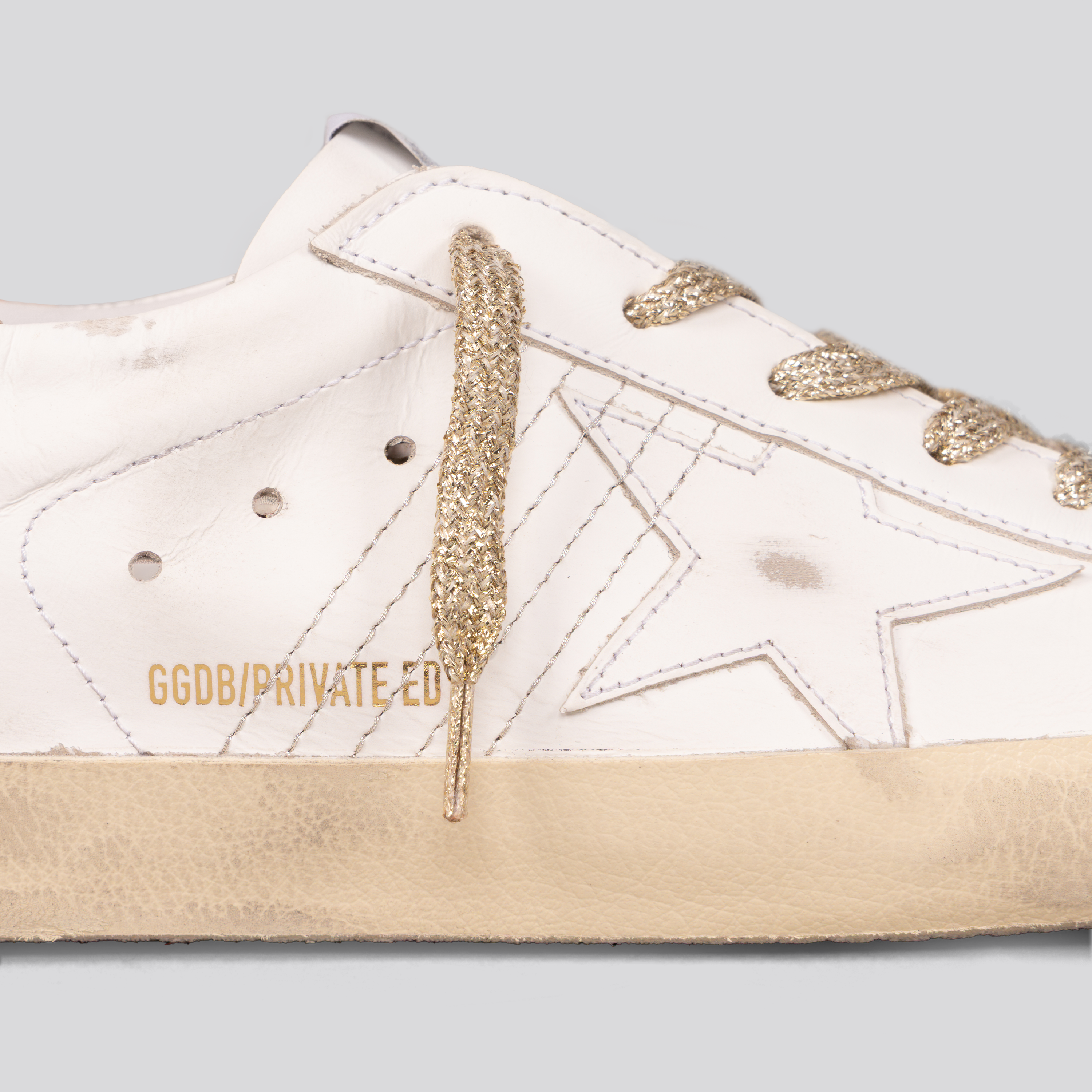 Sneakers Blancos Golden Goose Super-Star Brown Toe