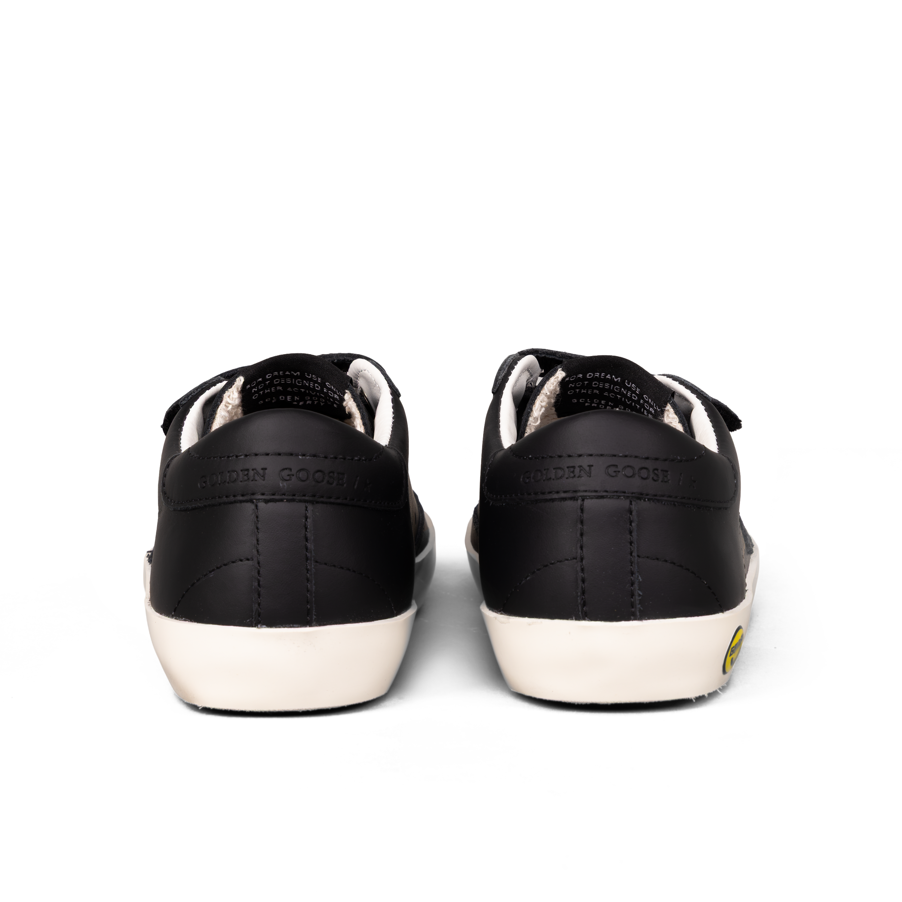 Sneakers Negros Golden Goose Velcro Super-Star Leather