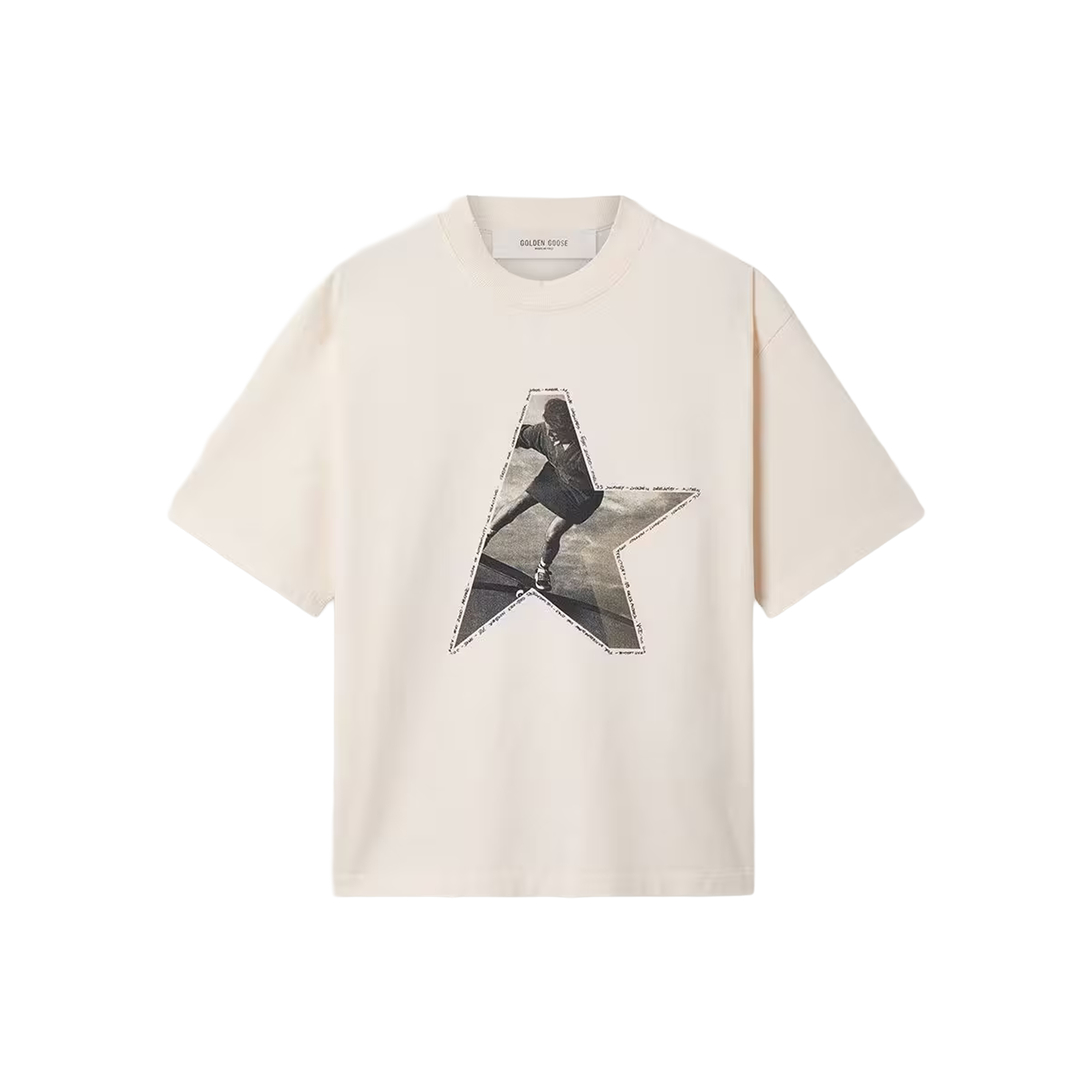 Camiseta Blanca Golden Goose Gauze