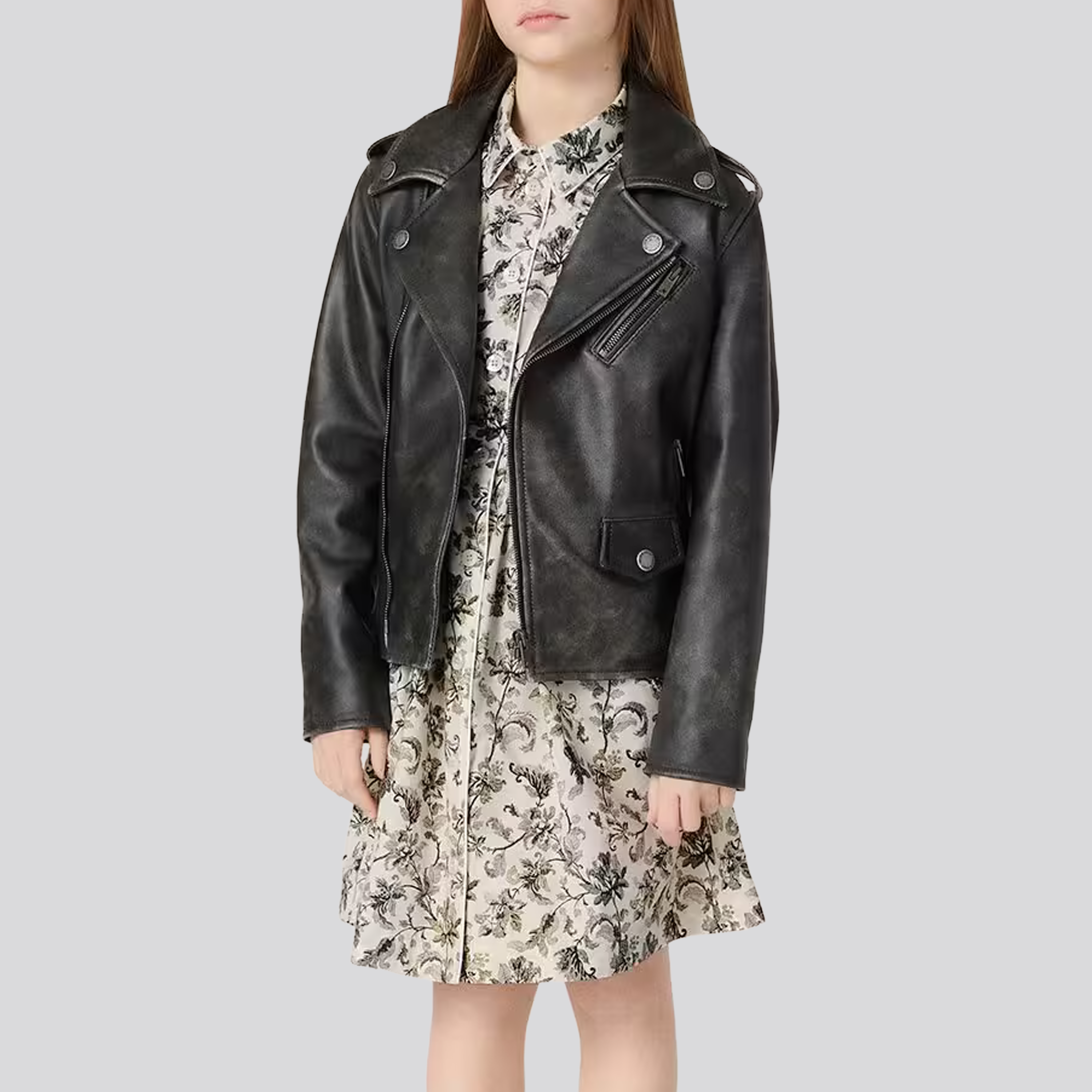 Vestido Blanco Golden Goose Flower Print
