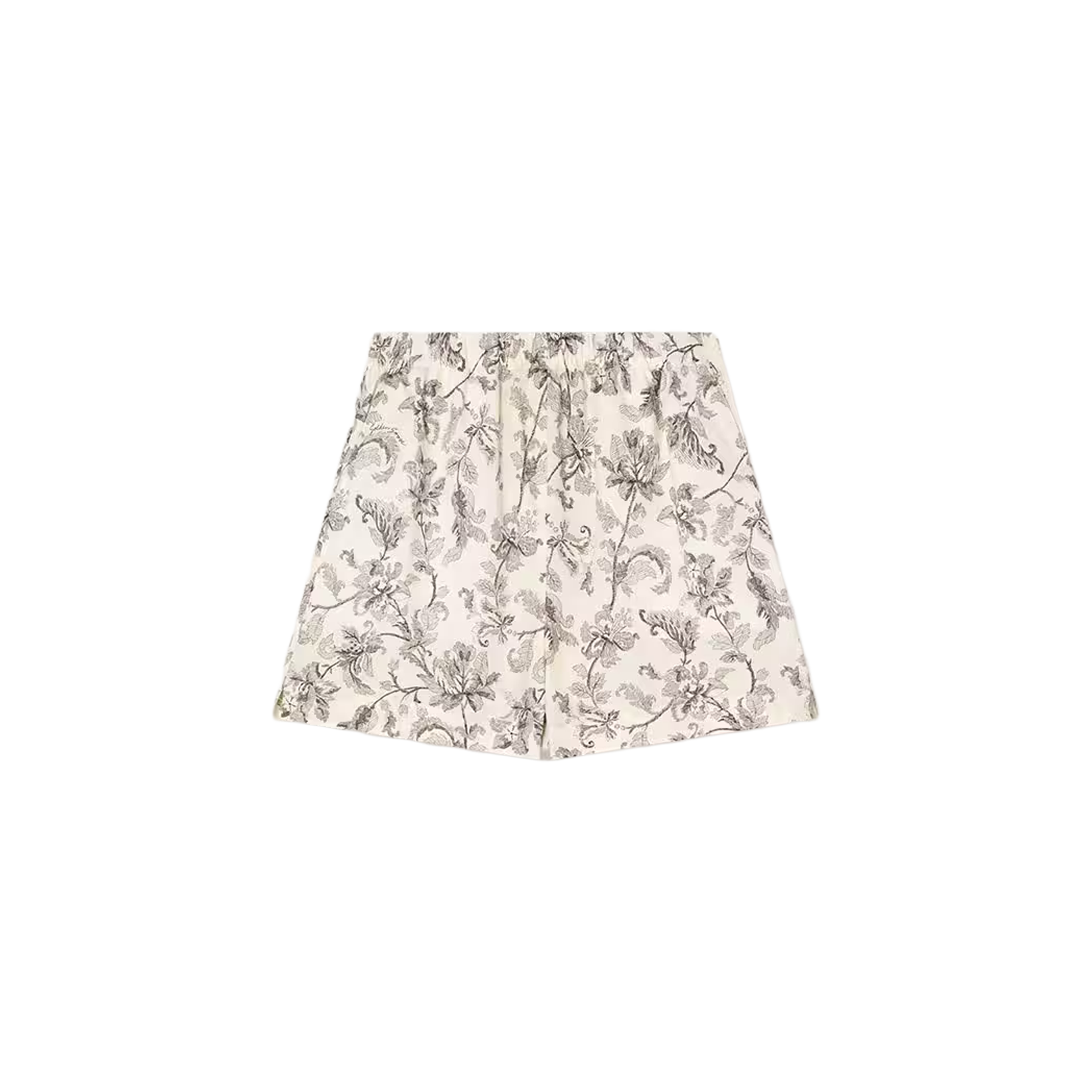 Short Blanco Golden Goose Flower Print